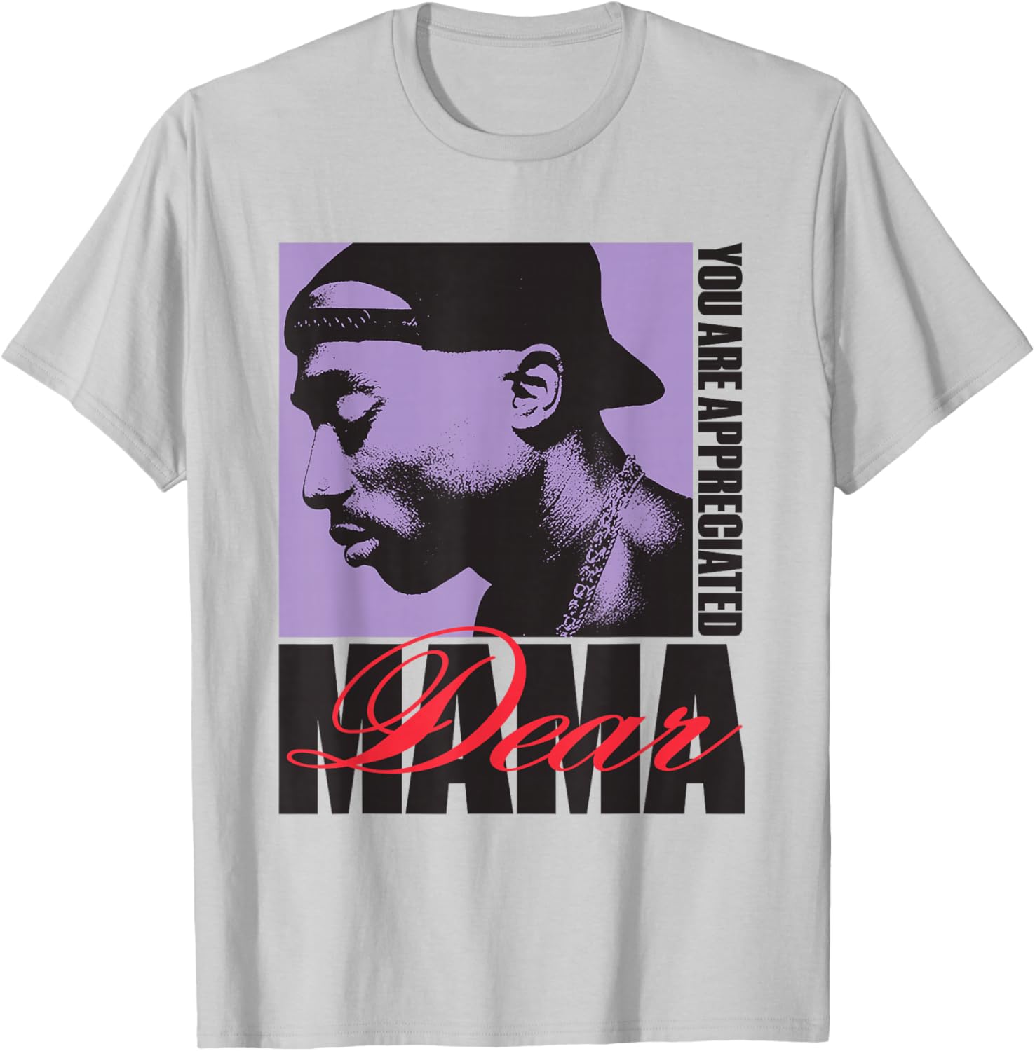 Official Tupac Dear Mama T-Shirt for Music Lovers Clothing and Gifts - 1