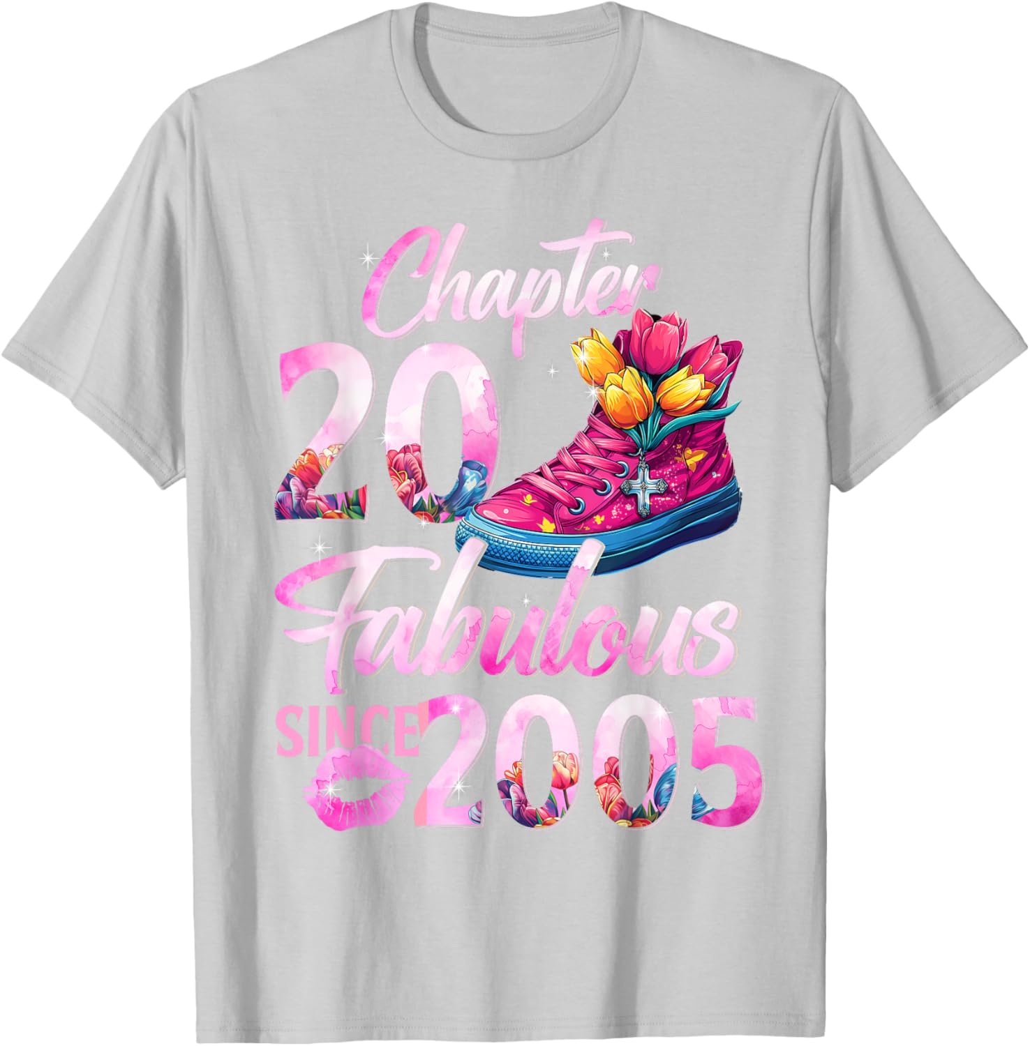 20th Birthday Queen T-Shirt Perfect Gift for 2005 EST Celebration - 18