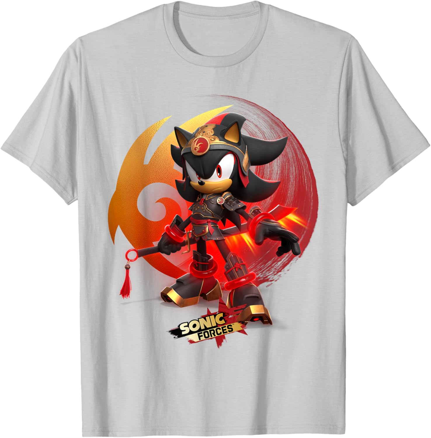 Sonic Forces Warrior Shadow T-Shirt for Fans of Sonic Adventures - 13