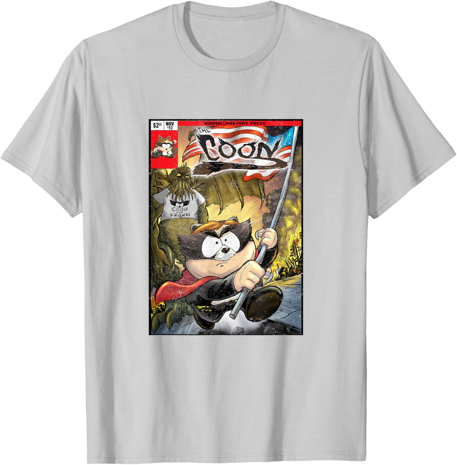 South Park Coon And Friends Comic Cover T-Shirt for Fans and Collectors - 8