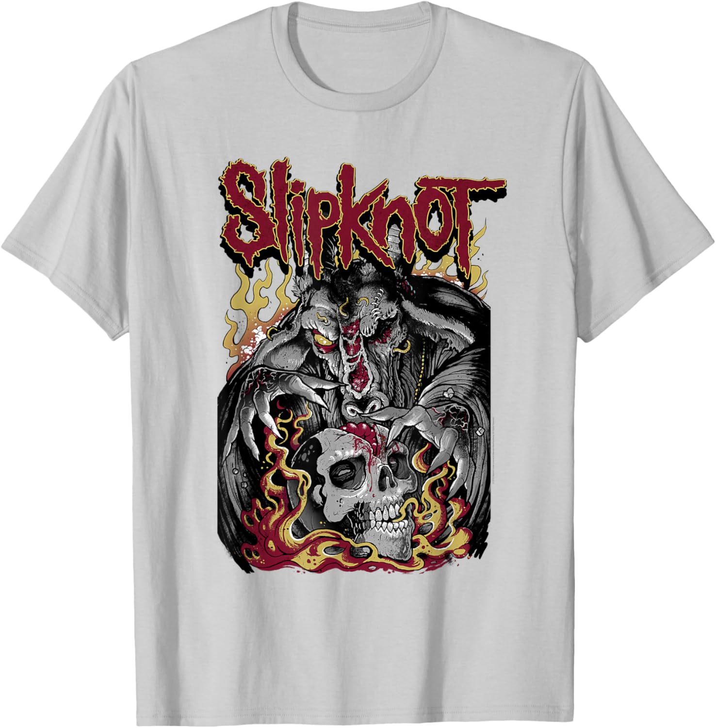 Slipknot Brain Reaper T-Shirt for Fans of Unique Rock Apparel - 4