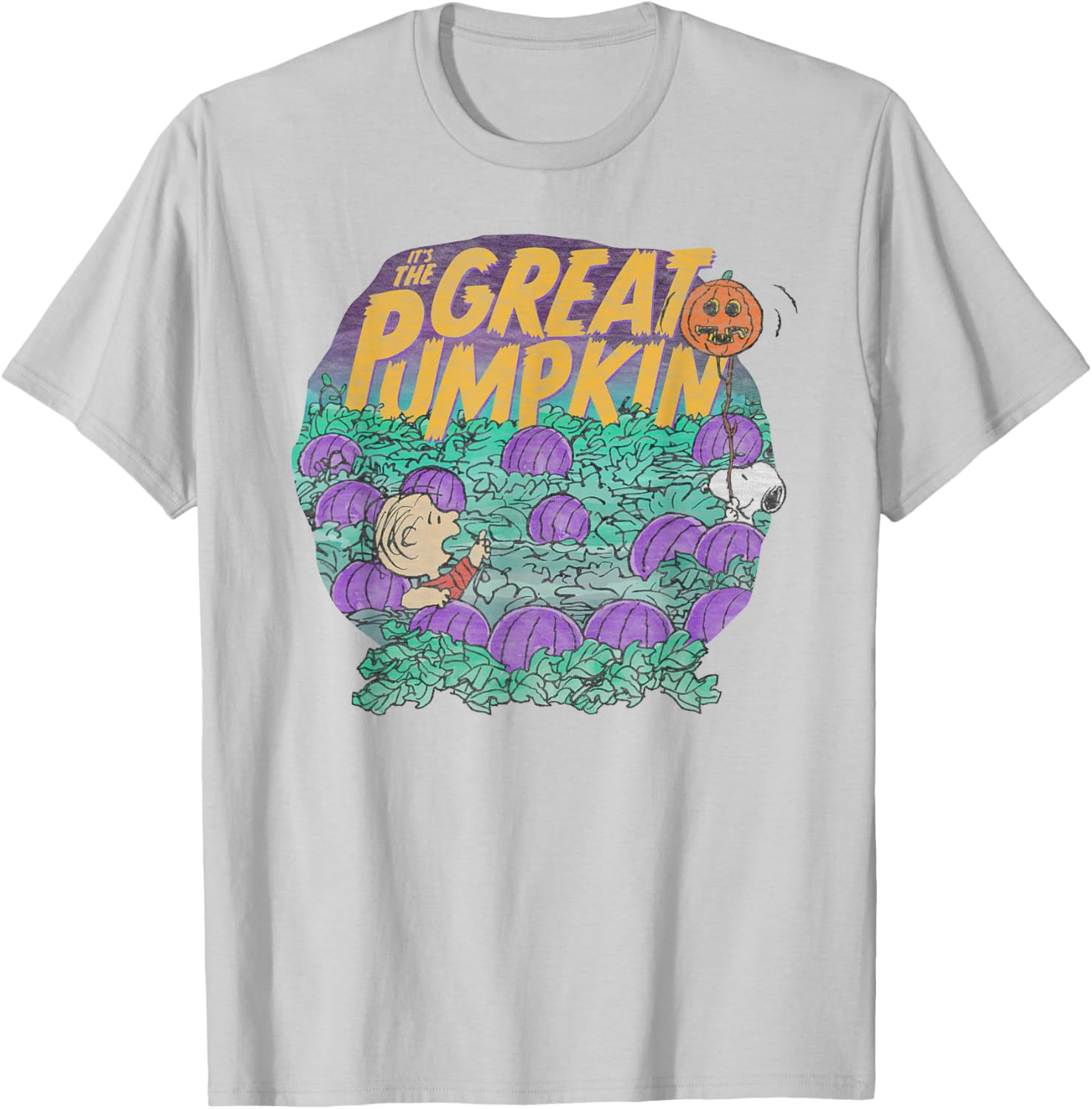 Peanuts Halloween Linus and Snoopy Great Pumpkin T-Shirt for All Ages - 7
