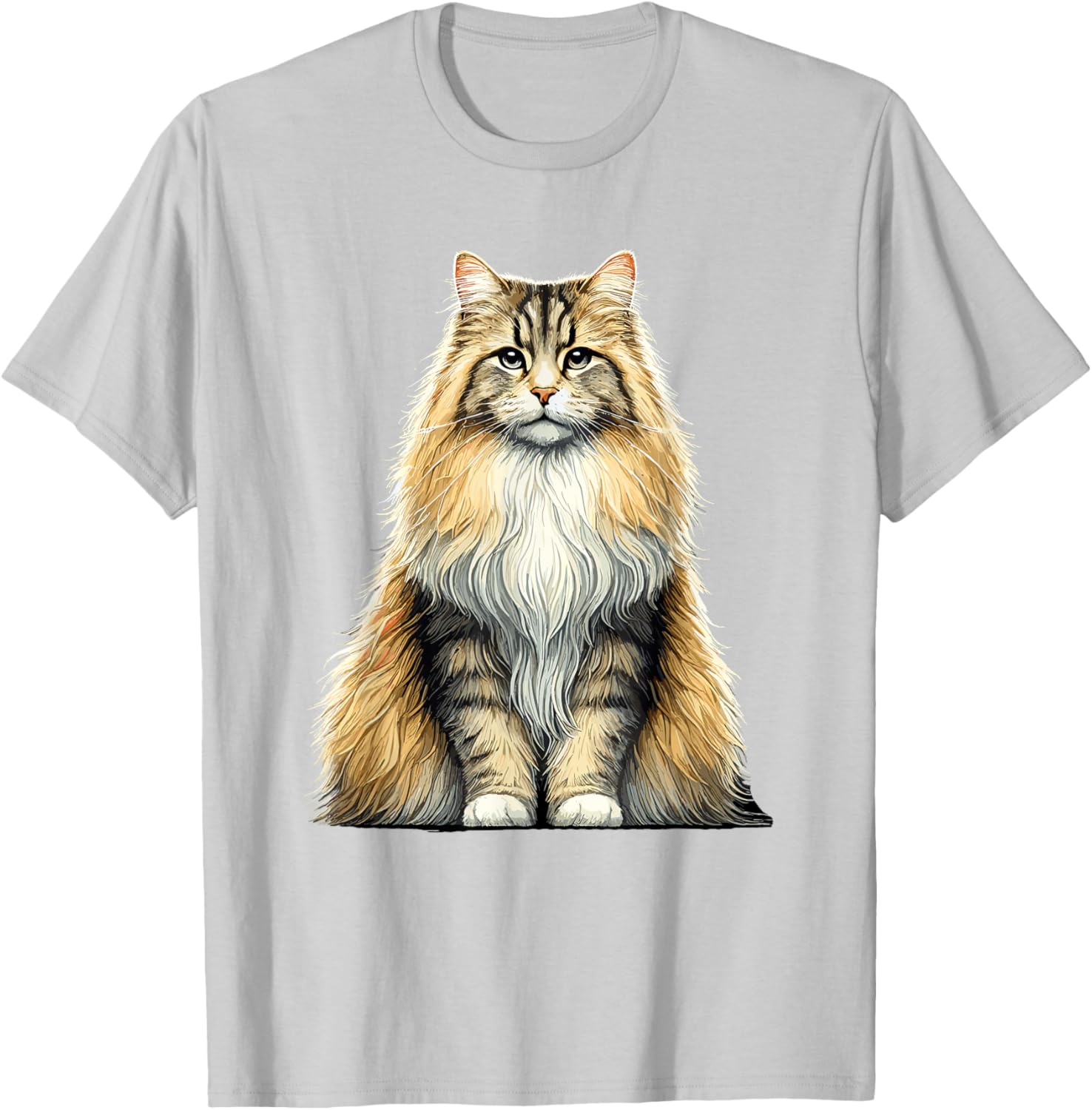 Norwegian Forest Cat T-Shirt for Cat Lovers - Cute and Comfy Design - 20