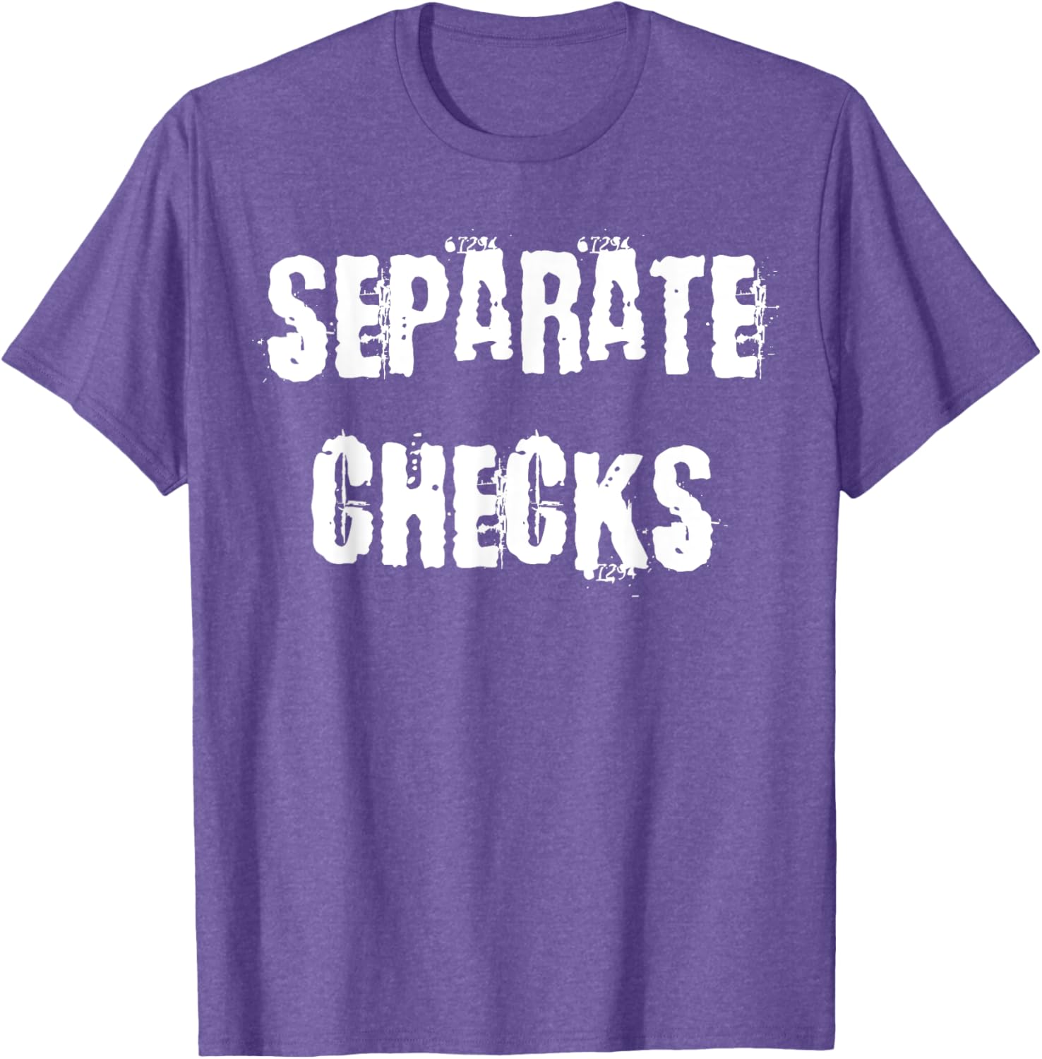 Separate Checks Funny Restaurant T-Shirt for Food Lovers and Waitstaff - 17