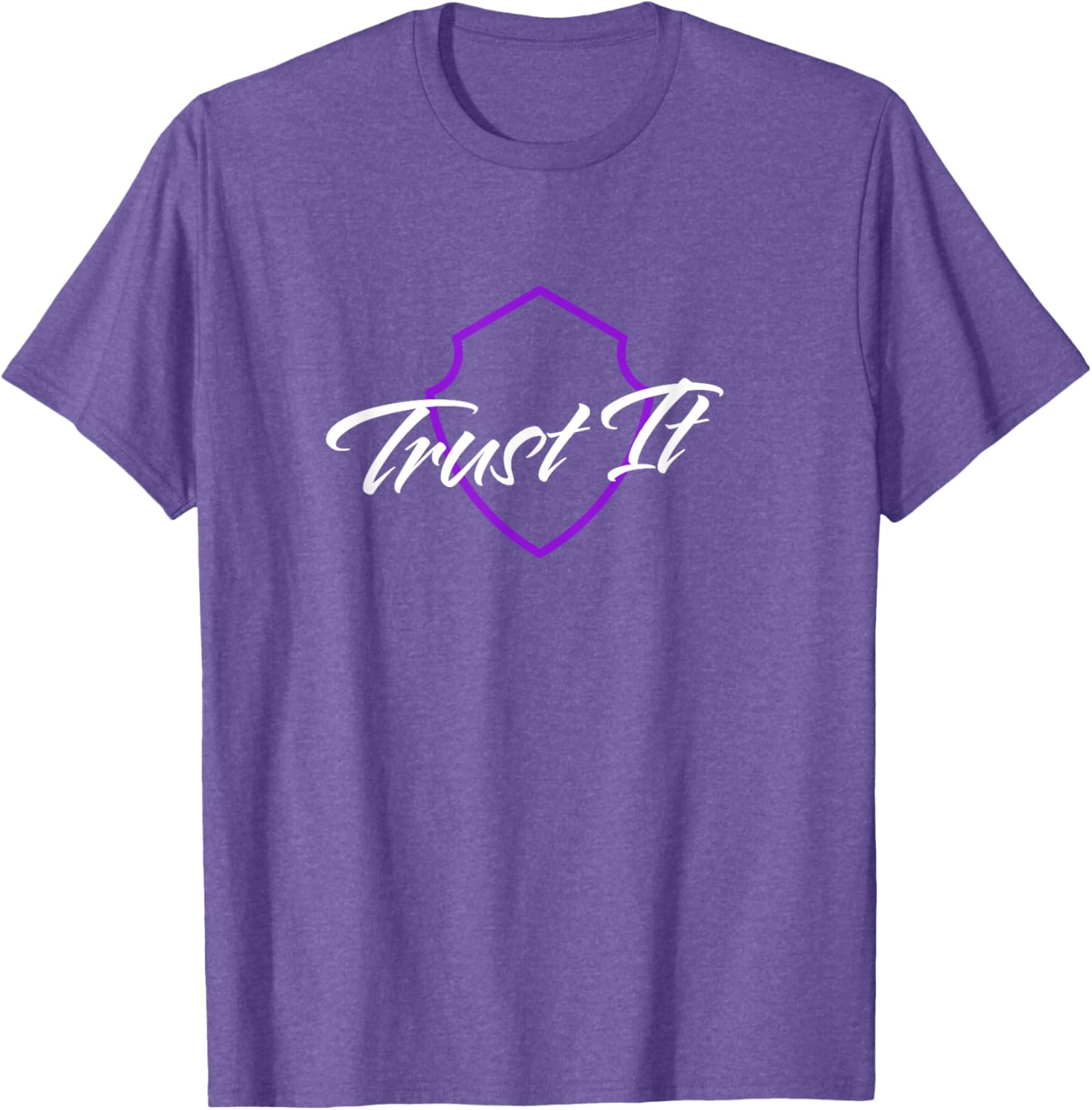 Trust It Shield T-Shirt for Men and Women - Stylish Comfortable Wear - 11