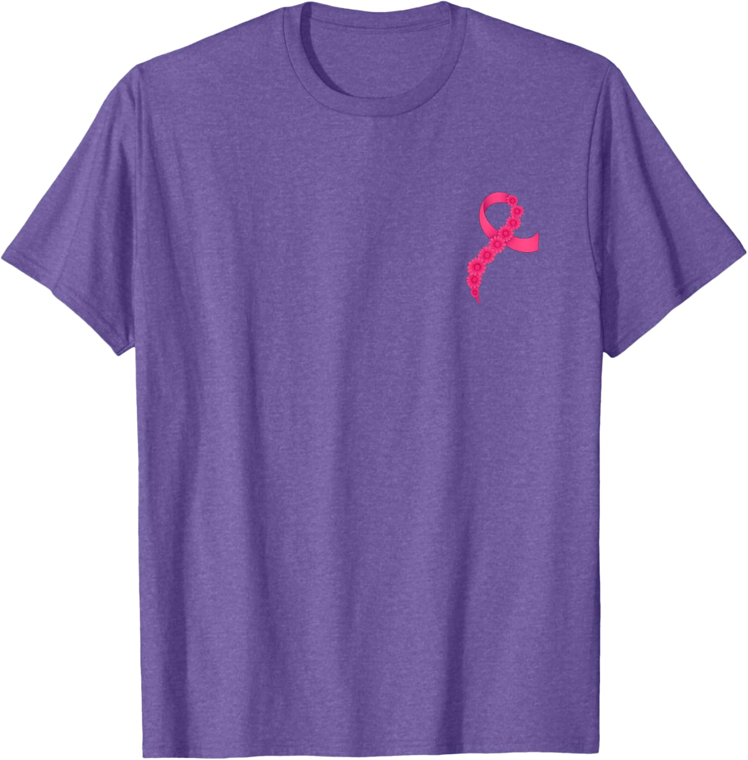 Support Breast Cancer Awareness with Pink Ribbon T-Shirt for Men and Women - 3