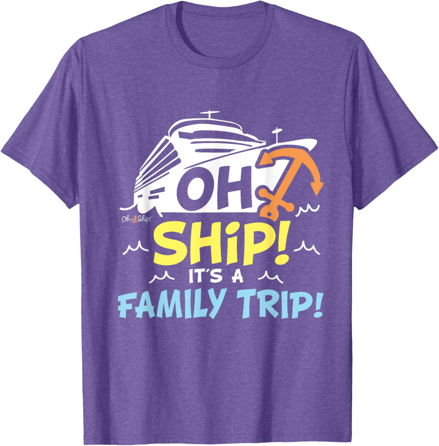 Oh Ship It's a Family Trip Matching Family Cruise T-Shirt for Fun Adventures - 13