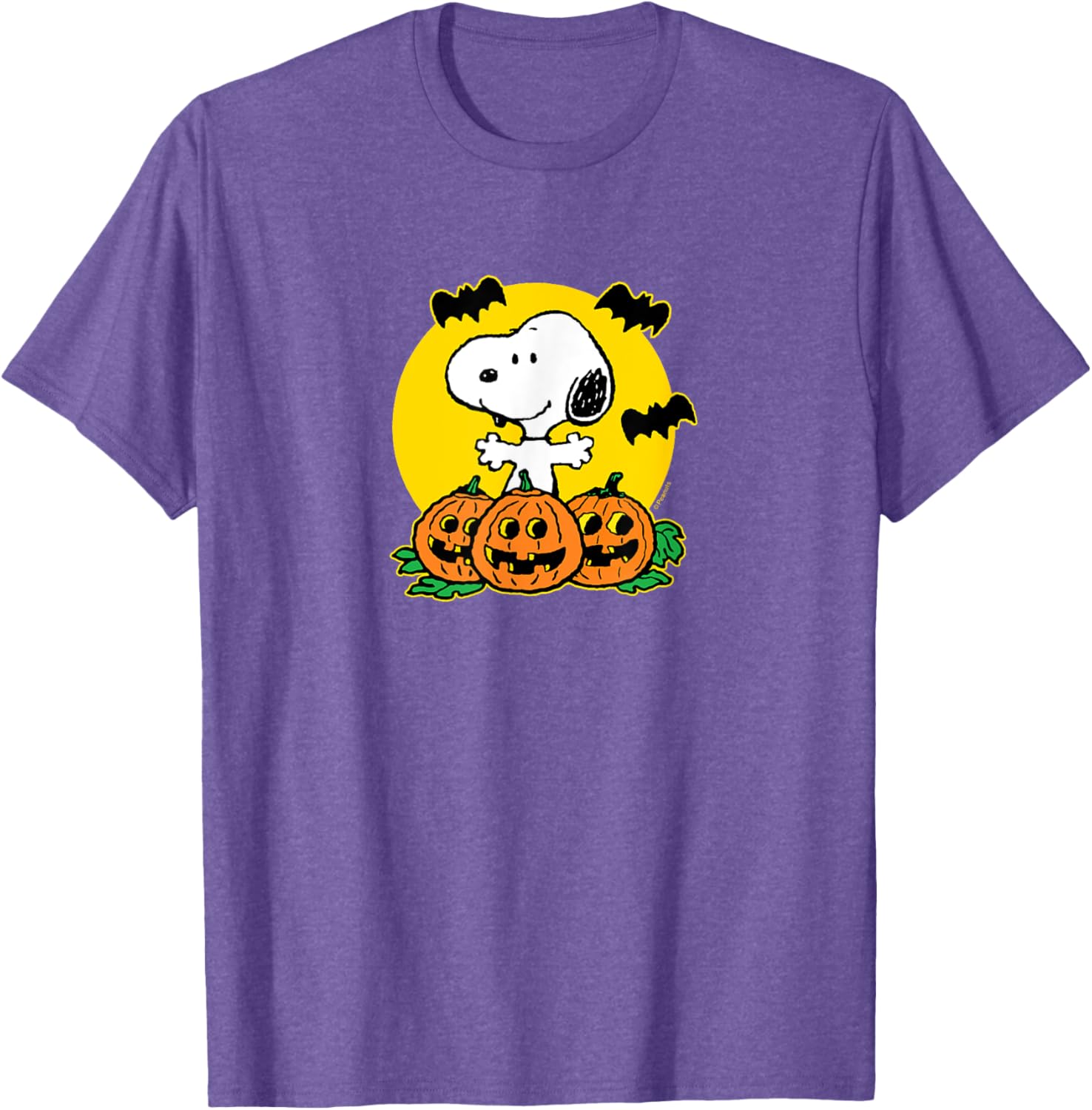 Snoopy Pumpkin Patch Halloween T-Shirt for Peanuts Fans - Fun Apparel - 4