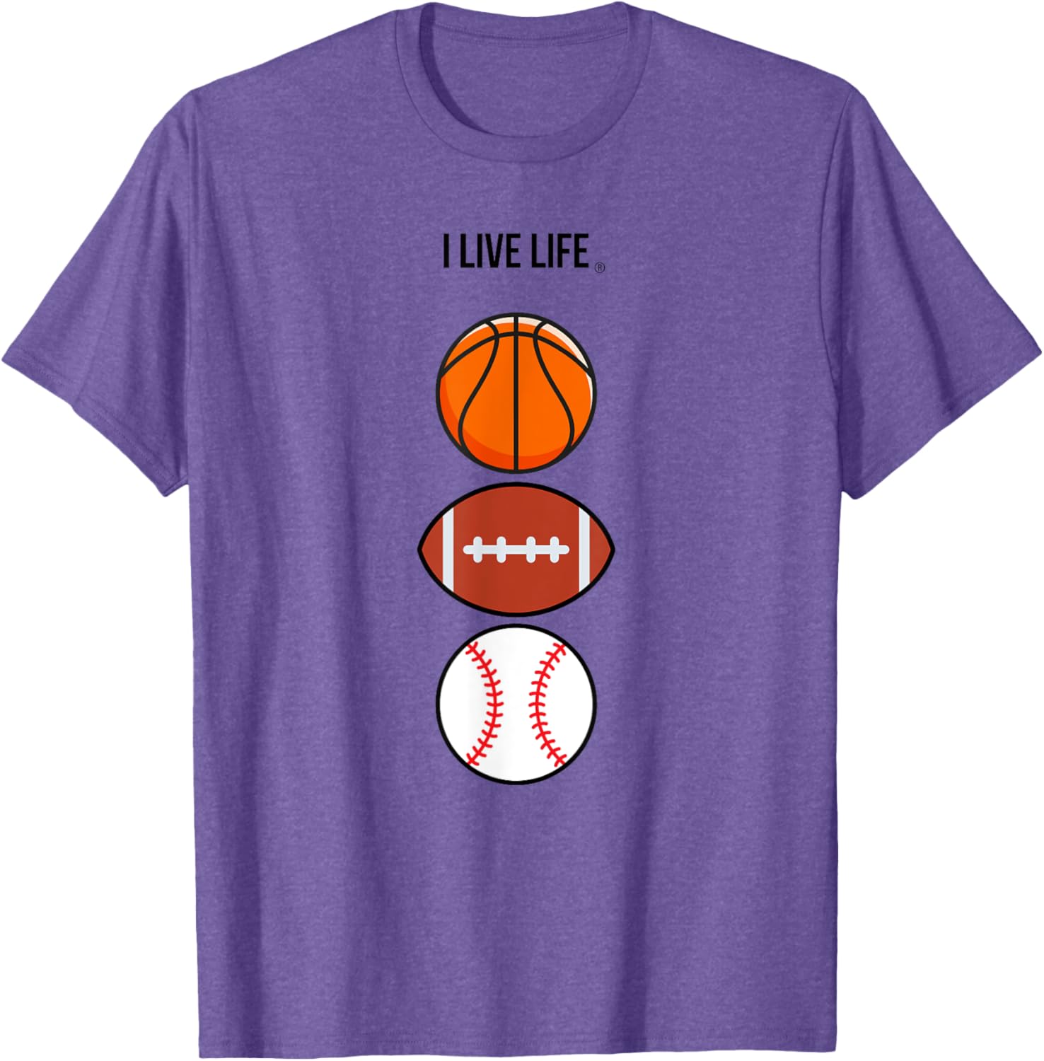 Ultimate Sports Fan T-Shirt for Basketball Football Baseball Lovers - 7