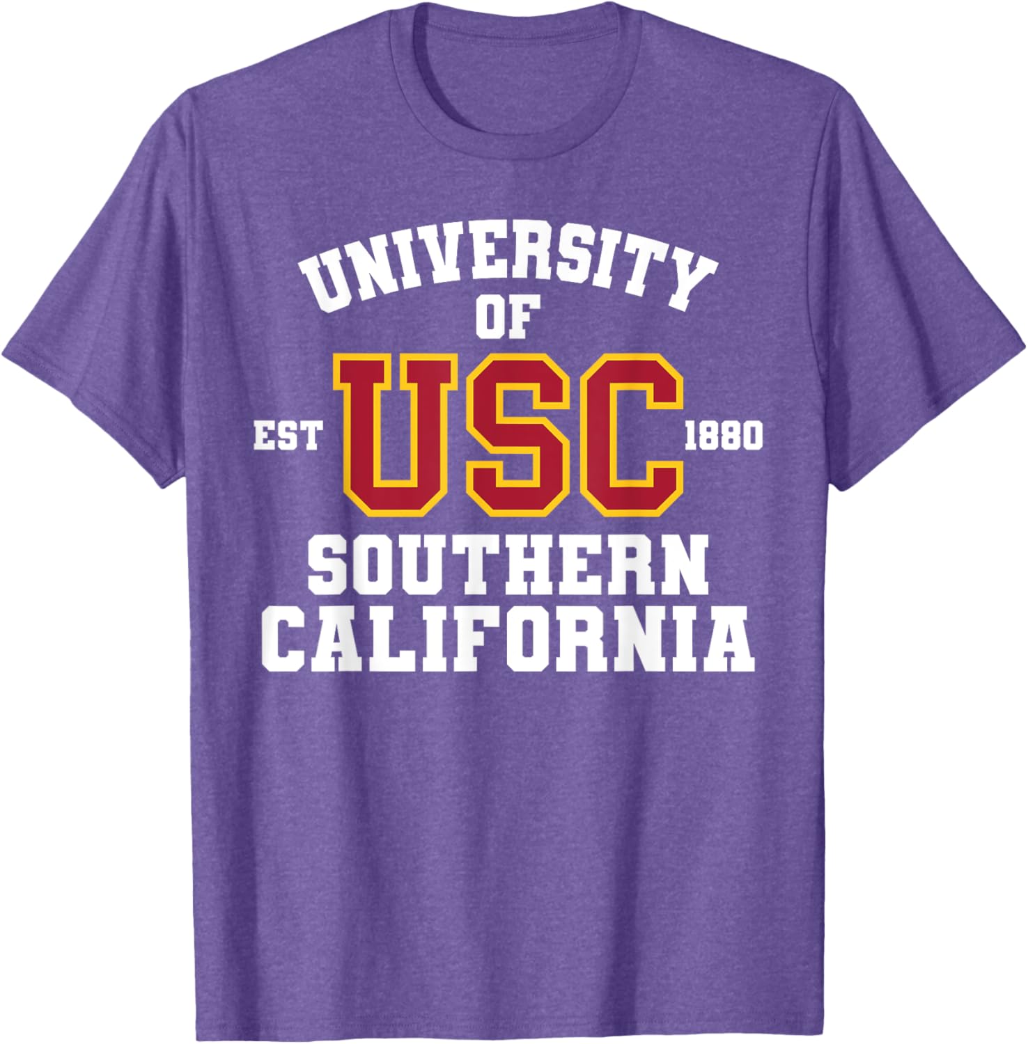 USC Established 1880 University of Southern California T-Shirt for Fans - 3