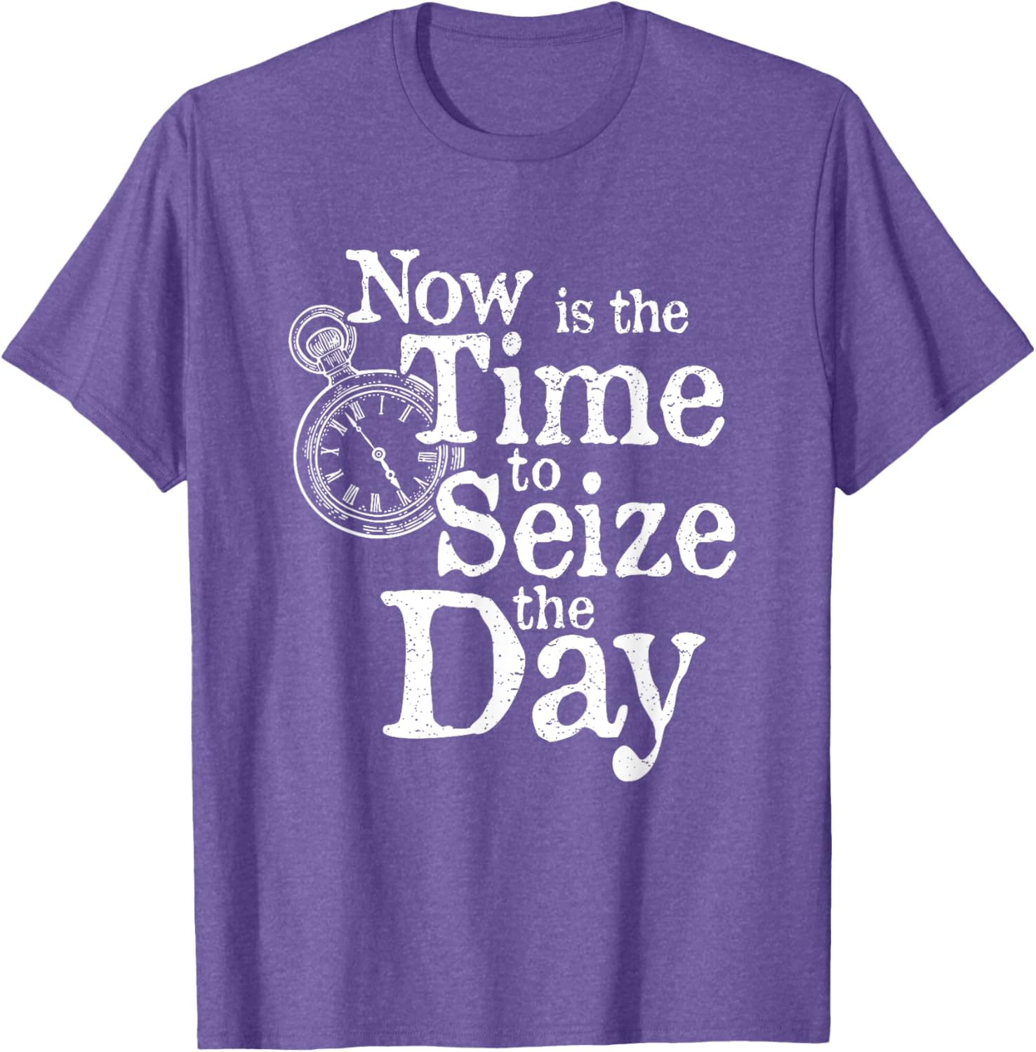 Seize the Day Motivational Quote T-Shirt for Back to School Fun - 28