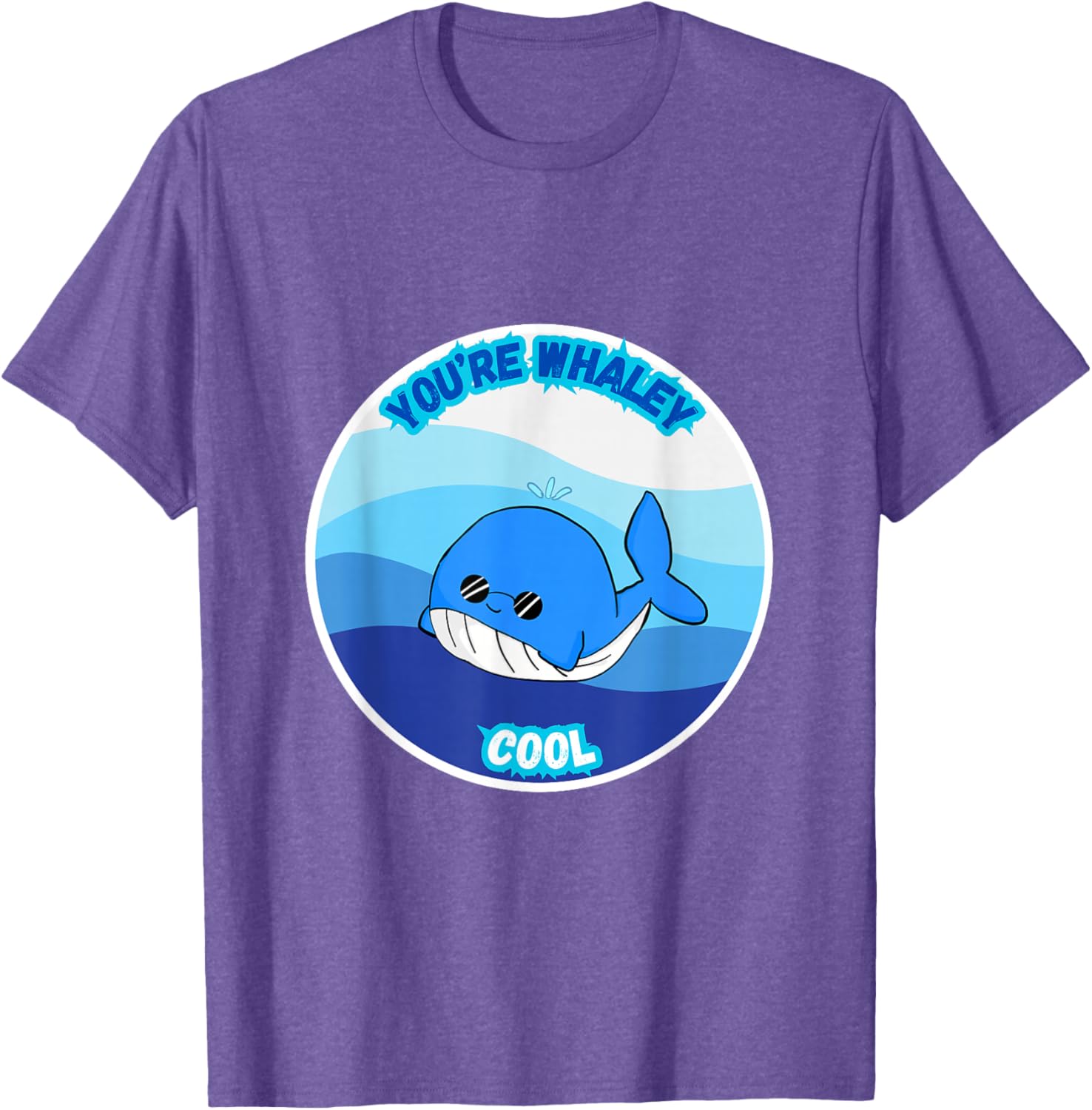 Whaley Cool Whale Graphic Tee Perfect for Ocean Lovers and Casual Wear - 6