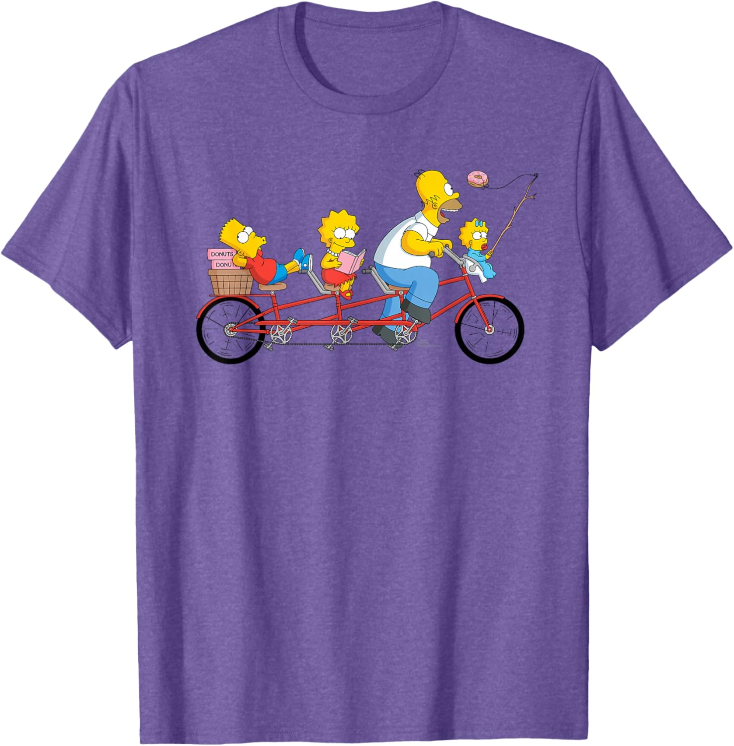 The Simpsons Father's Day Homer Kids Bike Ride T-Shirt for Dad - 15