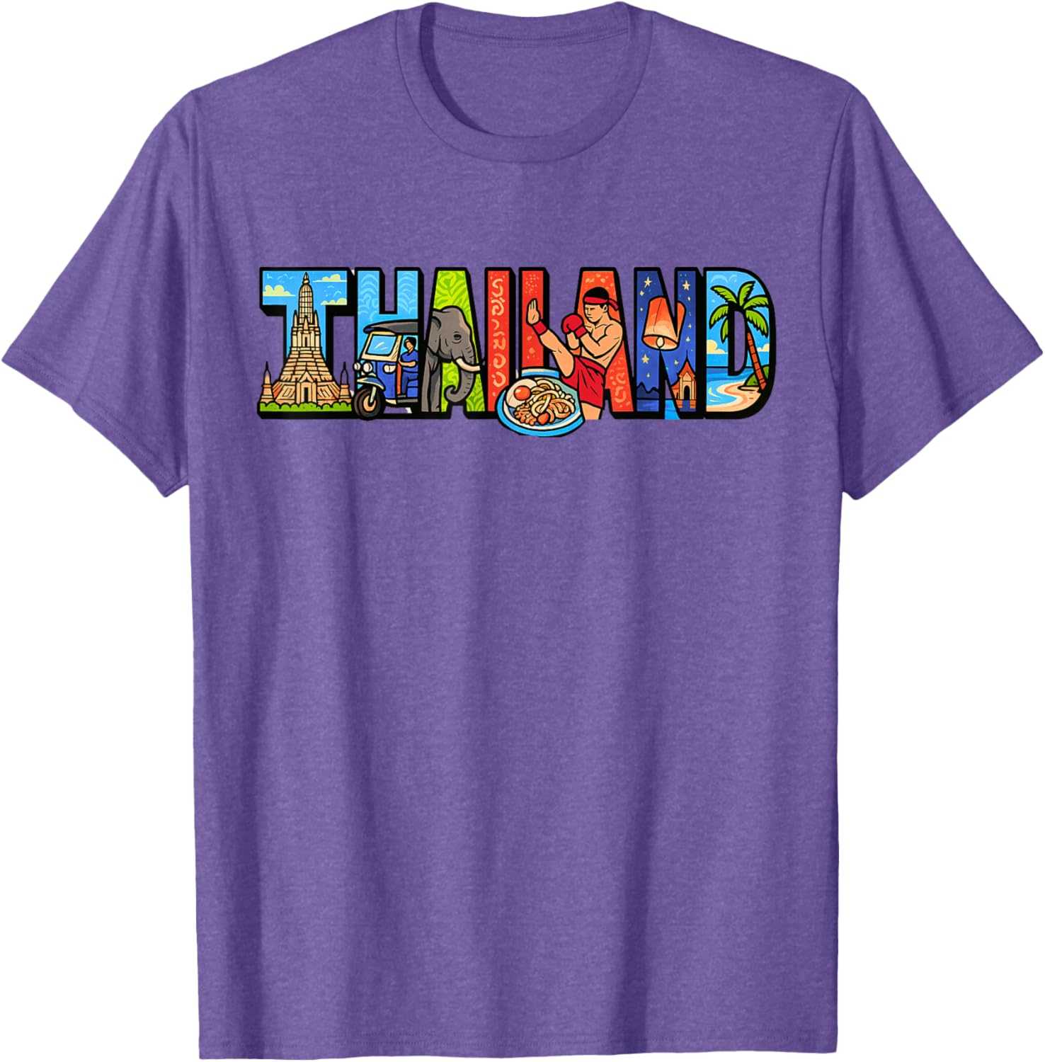 Thailand Souvenir T-Shirt for Thai Culture Lovers - Unique Travel Gift - 11