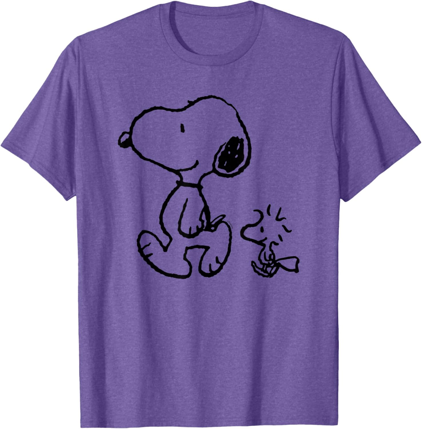 Snoopy Woodstock Walk T-Shirt Fun Peanuts Graphic Tee for Fans - 1