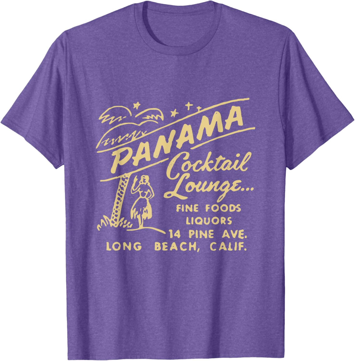 Panama Cocktail Lounge Unisex T-Shirt for Men and Women in Long Beach CA - 20