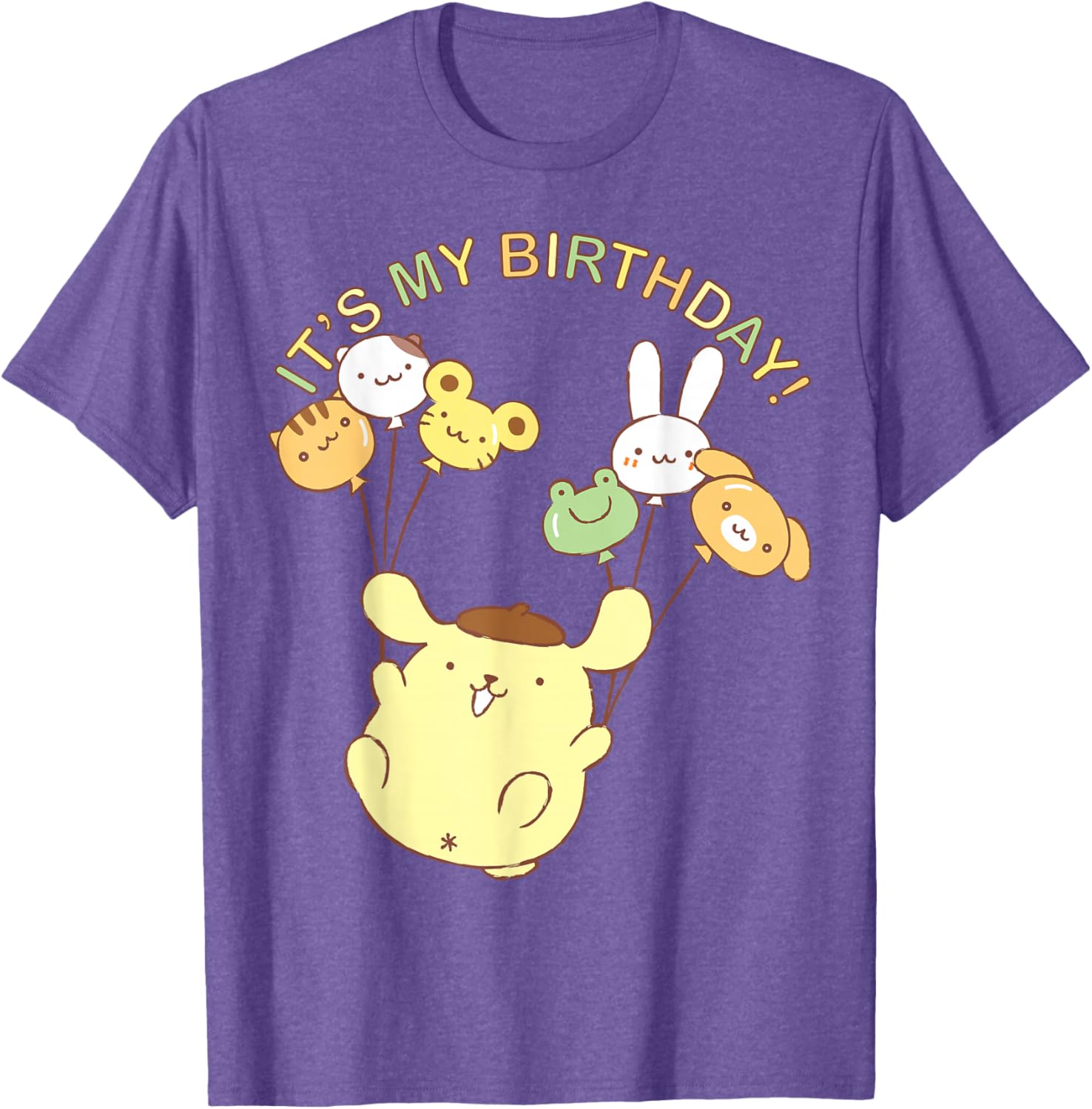 Pompompurin It's My Birthday T-Shirt Cute Design for Celebrations - 6