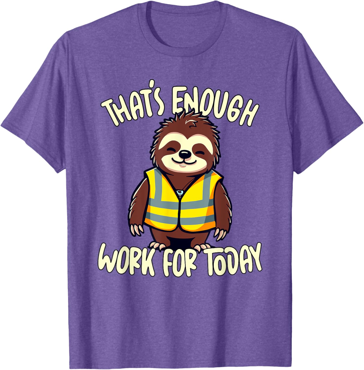 Sloth Lazy Coworker T-Shirt Perfect for a Relaxed Workday Vibes - 7