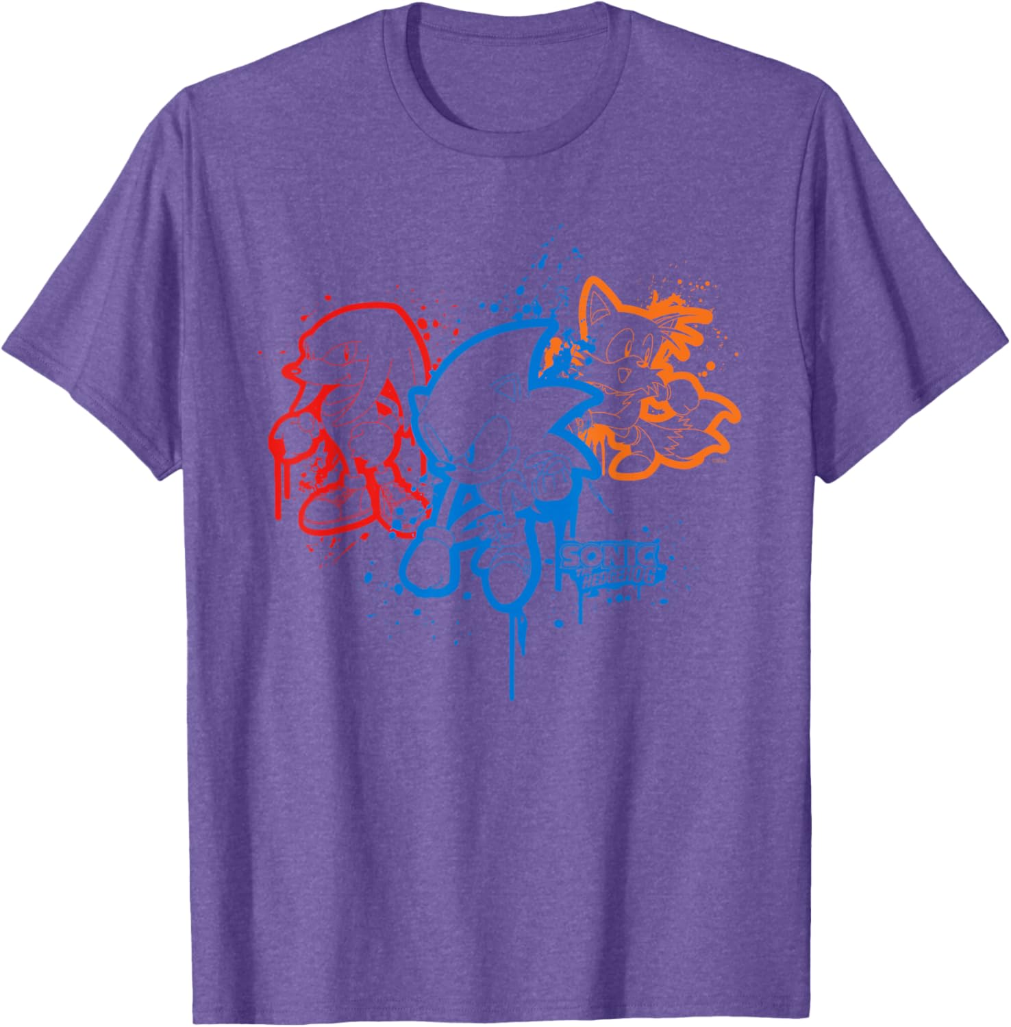 Sonic the Hedgehog Spray Paint T-Shirt Fun Graphic Tee for Fans - 2