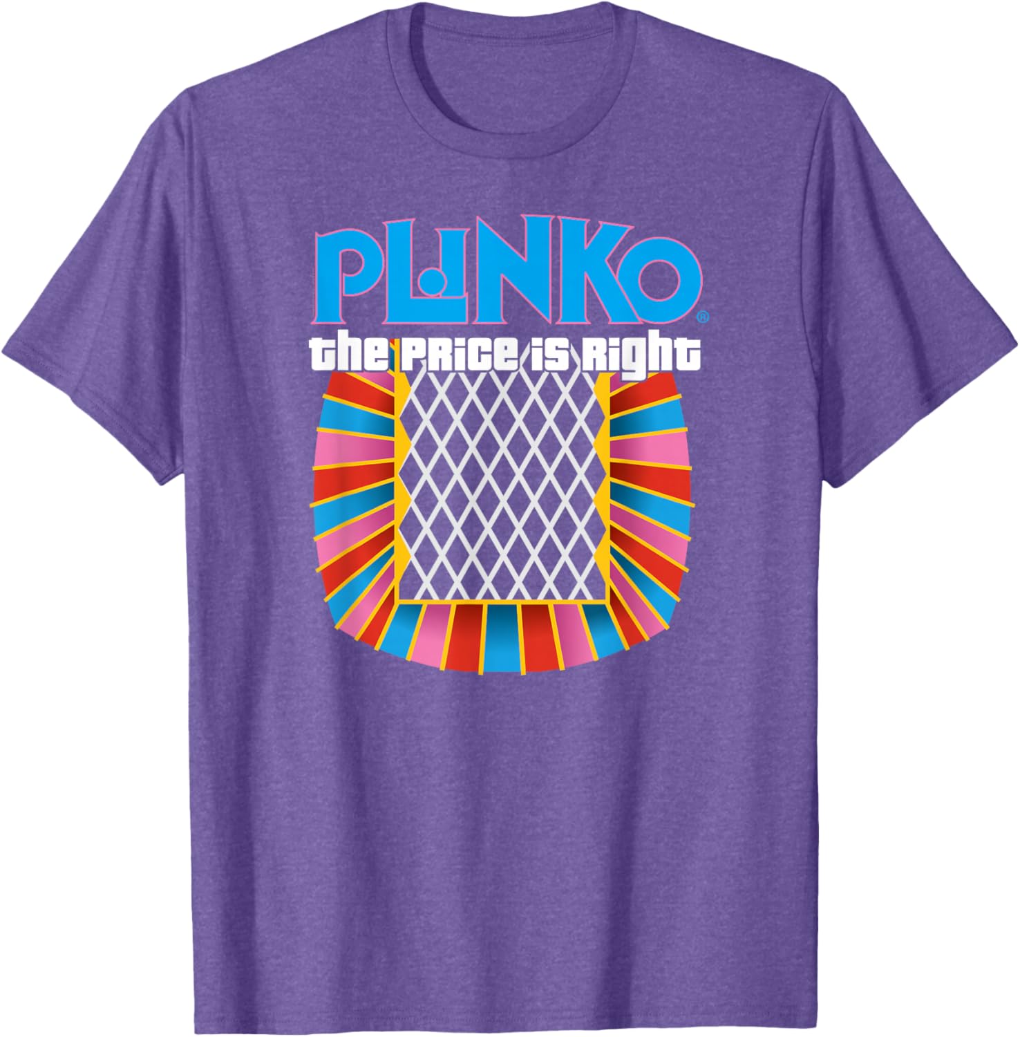 Price is Right Unisex Adults Black Plinko T-Shirt for Fun Game Lovers - 6