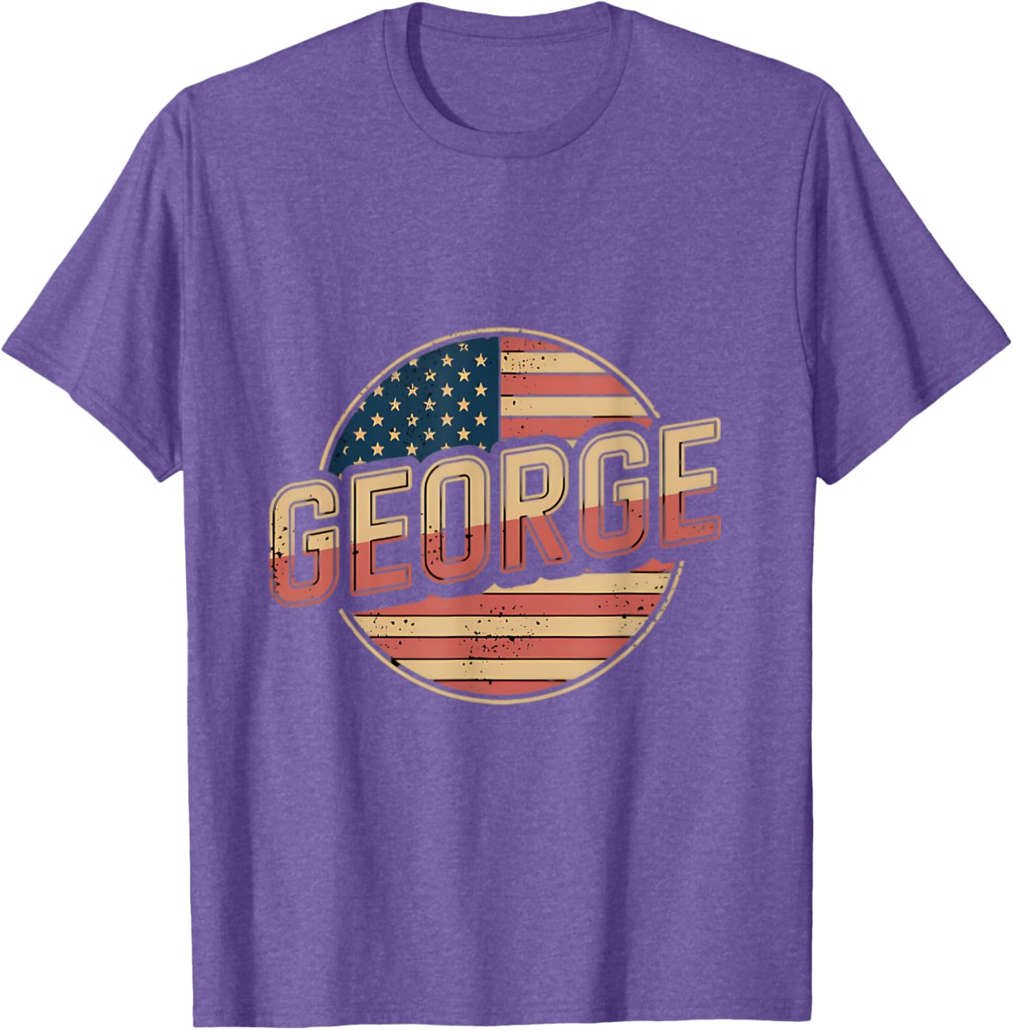 Personalized GEORGE USA Flag T-Shirt for Patriotic Style and Comfort - 6