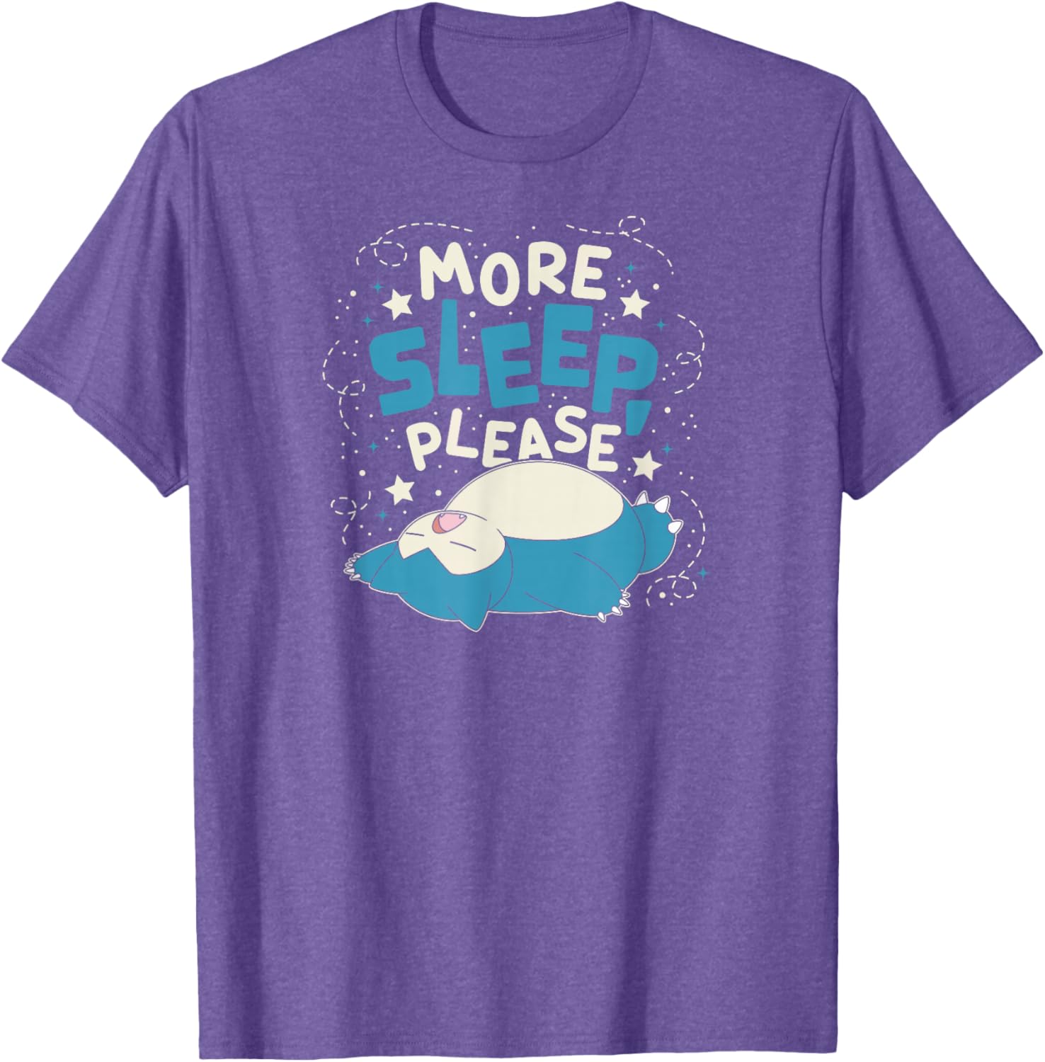Snorlax More Sleep Please T-Shirt for Pokémon Fans - Comfy and Cute - 11