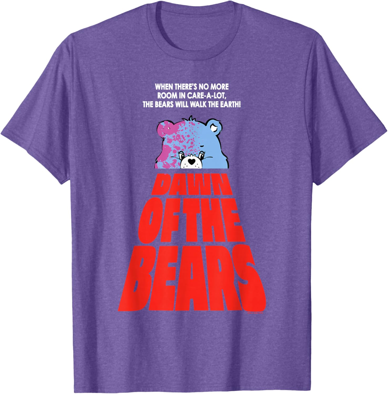 Care Bears Halloween Dawn Of The Bears Fun Horror Movie Poster T-Shirt - 9