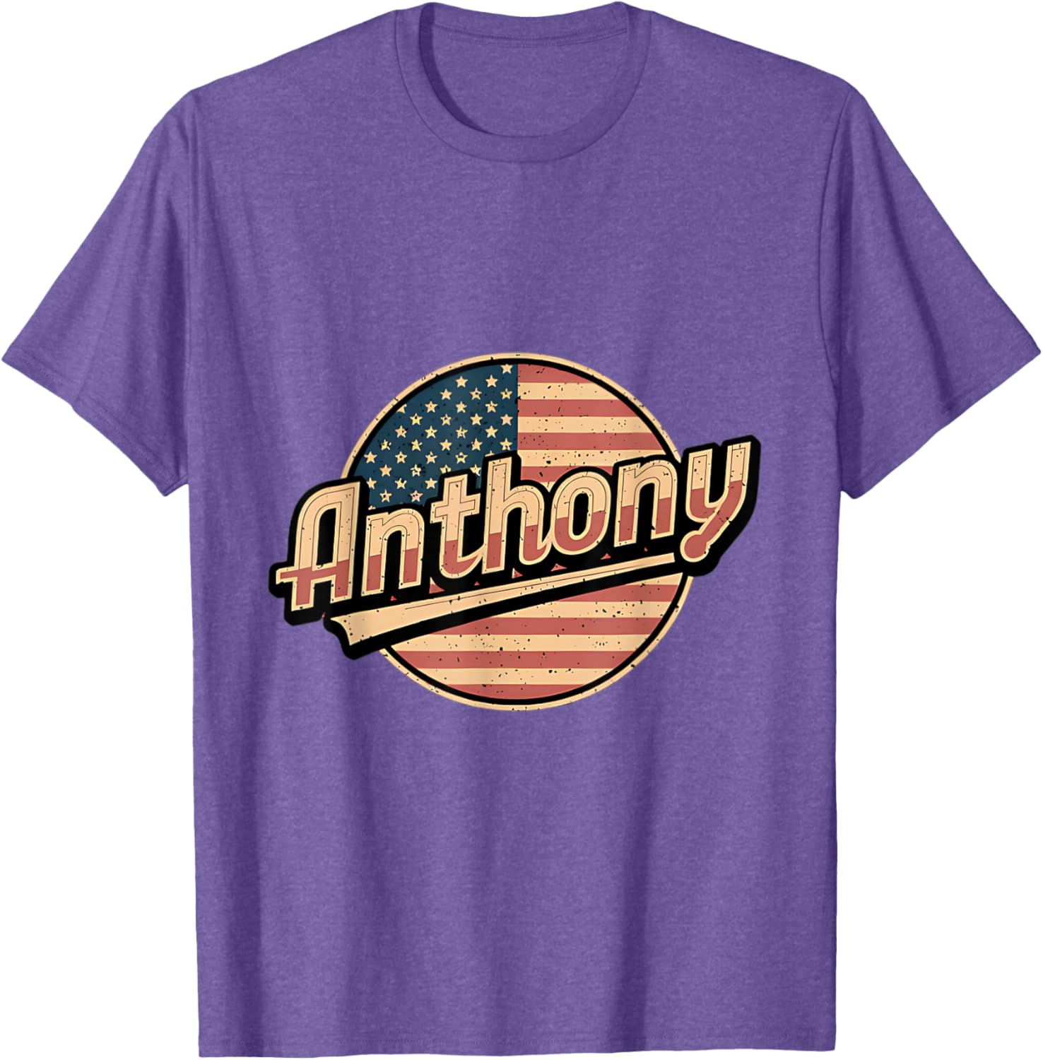 Personalized Anthony USA Flag T-Shirt for Proud Patriots - 16