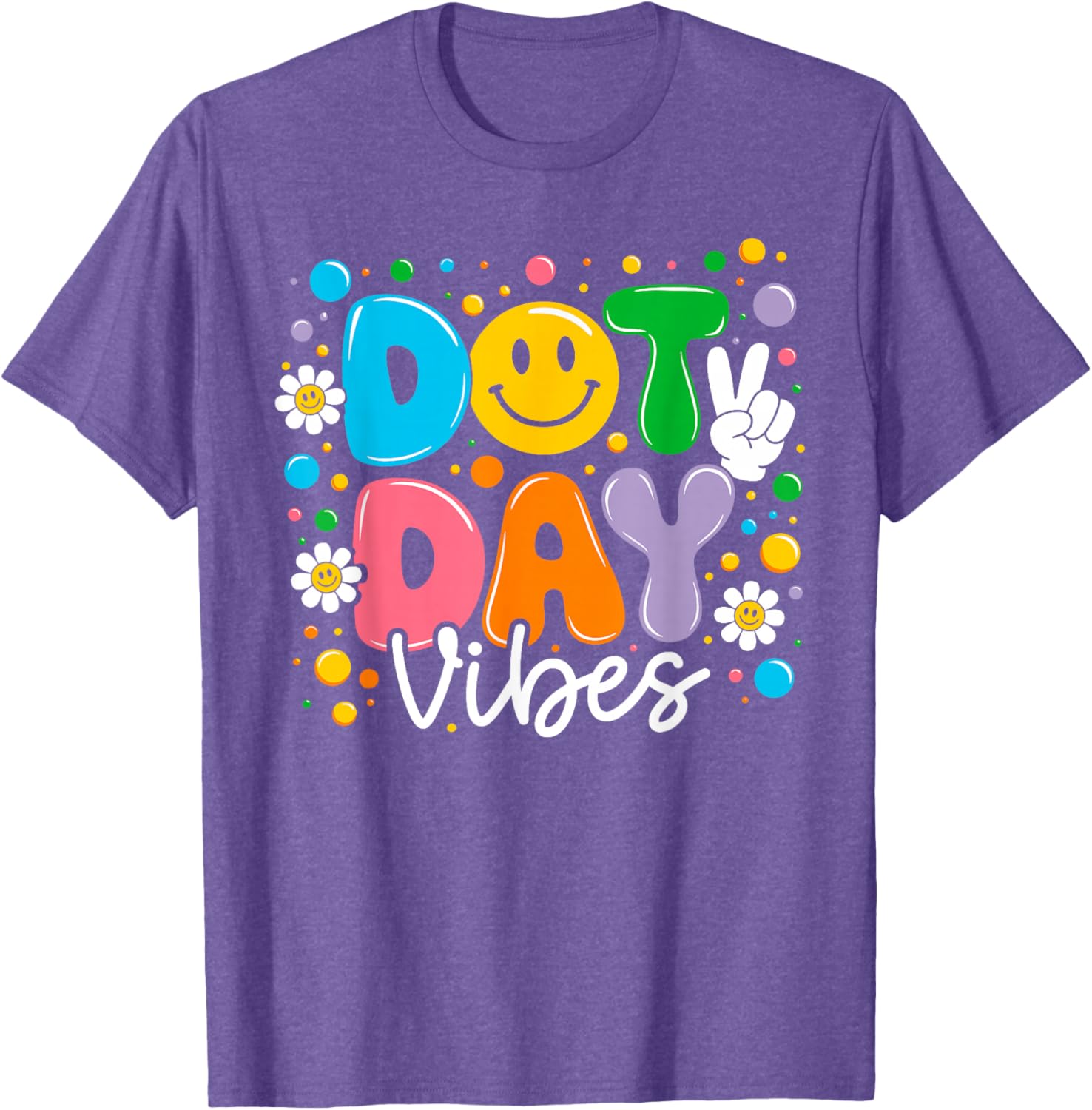 Happy Dot Day 2025 Colorful Polka Dot T-Shirt for Kids and Teachers - 7