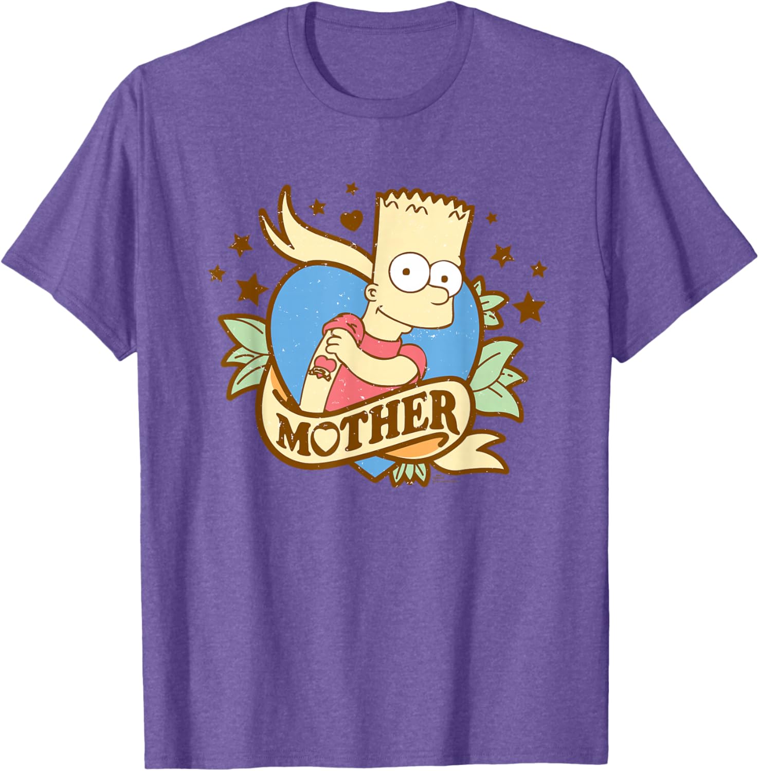 Retro Bart Simpson Mother's Day T-Shirt Gift for Moms and Fans - 17