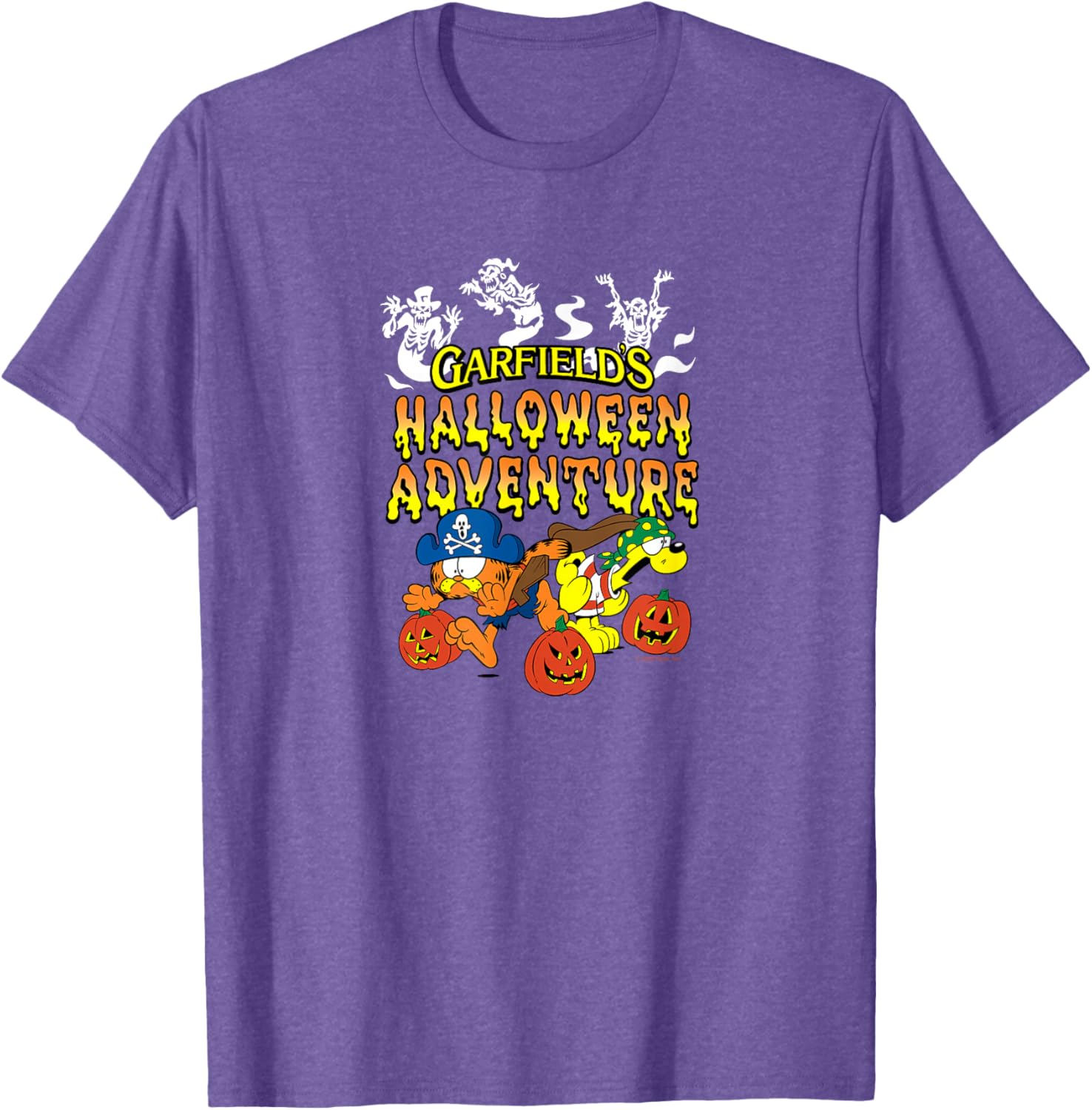 Garfield Halloween Adventure T-Shirt for Fun and Festive Style - 12