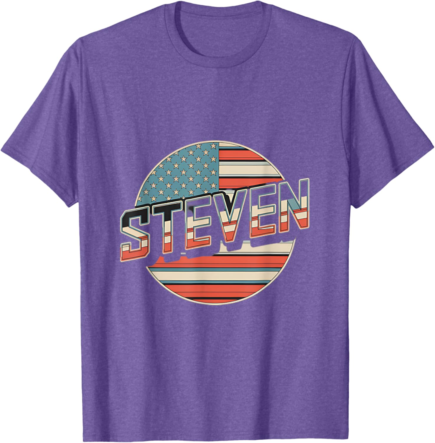 Personalized STEVEN USA Flag T-Shirt for Patriots - Perfect for Any Occasion - 11
