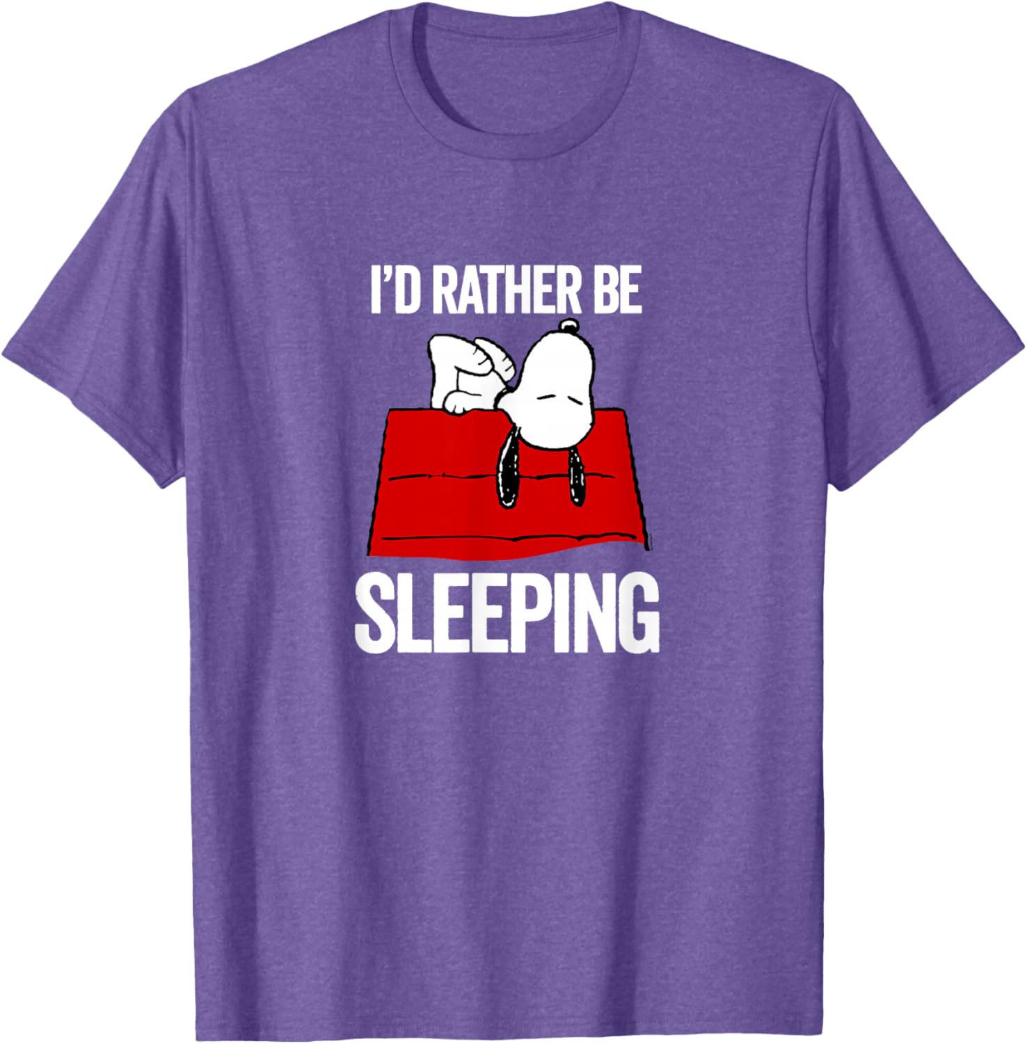 Peanuts Snoopy Still Sleeping T-Shirt Perfect for Relaxed Days - 8