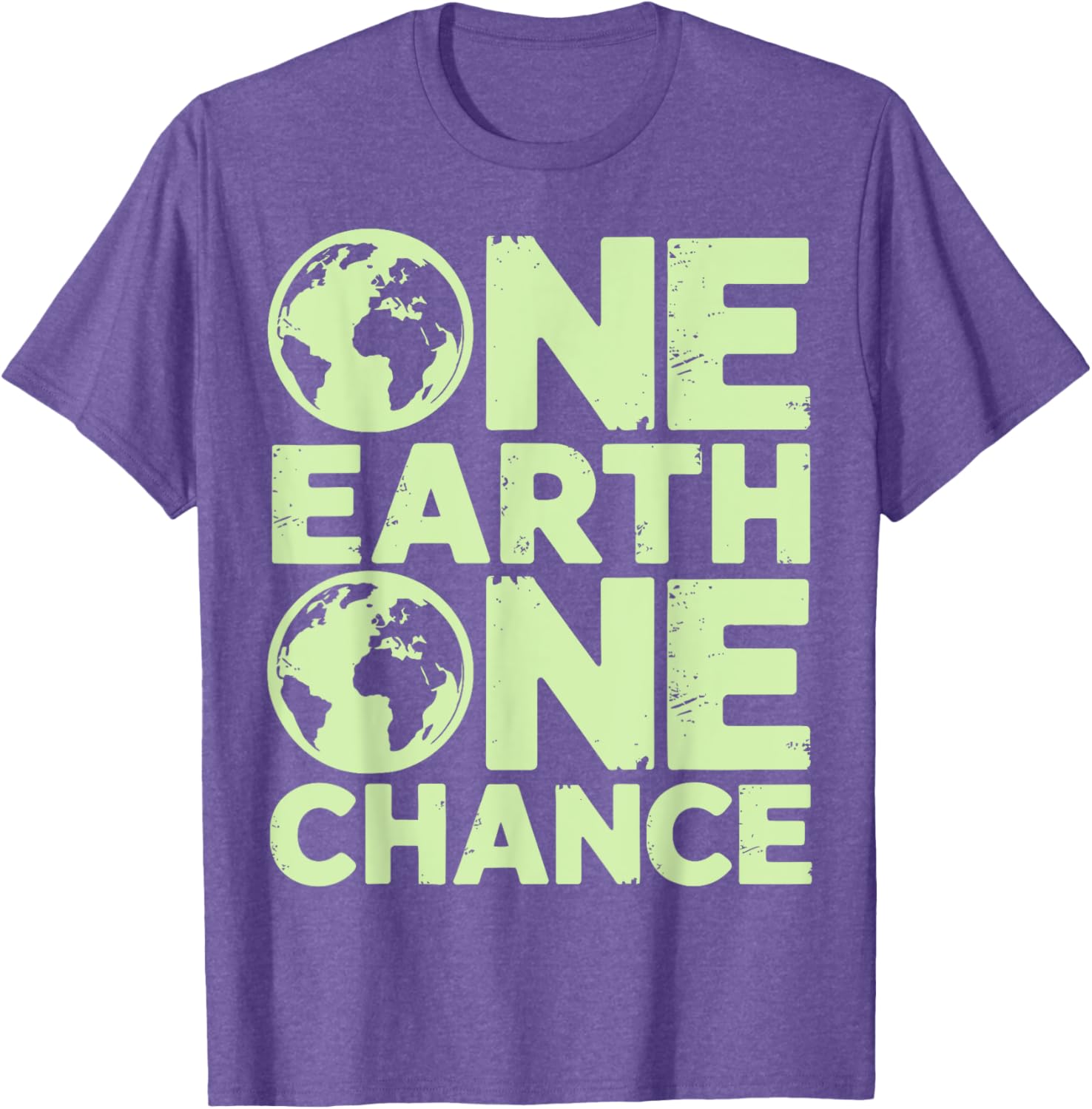 One Earth One Chance Save Earth Day T-Shirt for Eco-Friendly Fun - 4