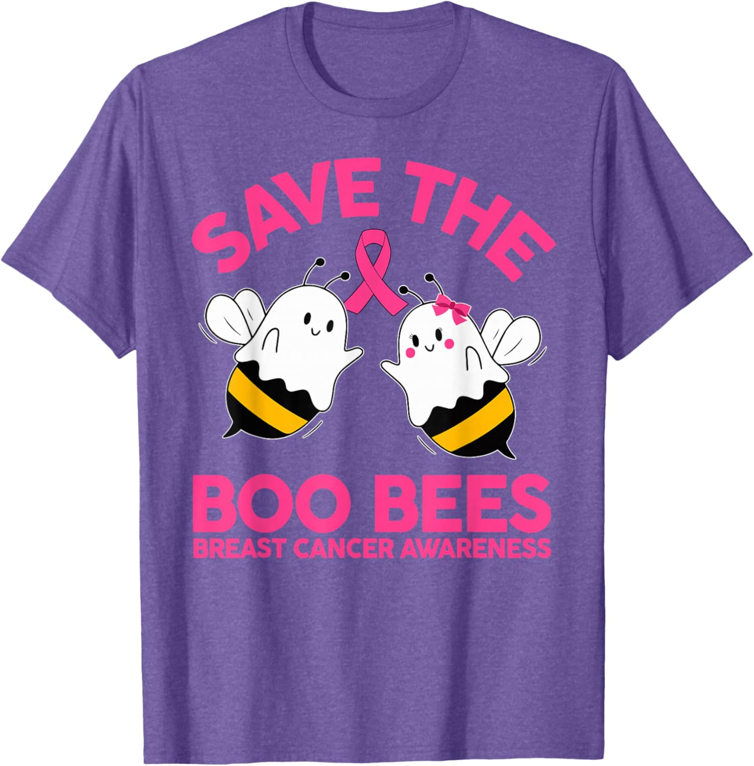 Save The Boobees Breast Cancer Halloween T-Shirt for Women - 10