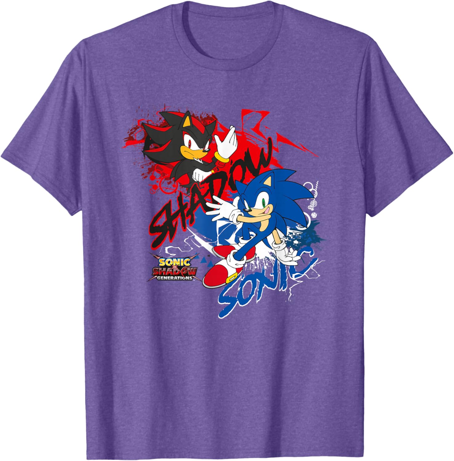 Sonic X Shadow Generations T-Shirt for Fans of Sonic the Hedgehog - 14