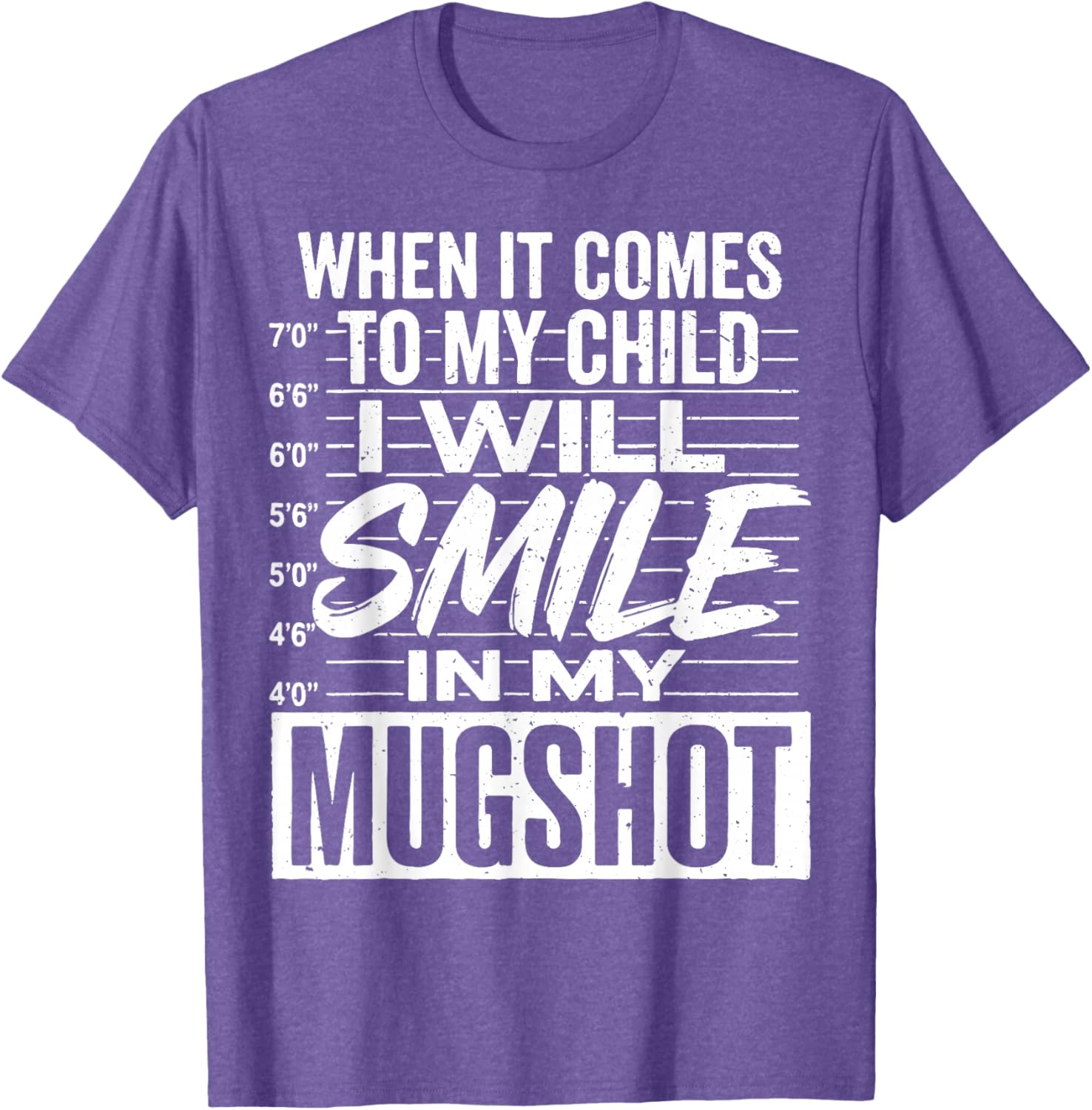 Smile Mugshot T-Shirt for Moms - Funny Parenting Apparel Gift - 15