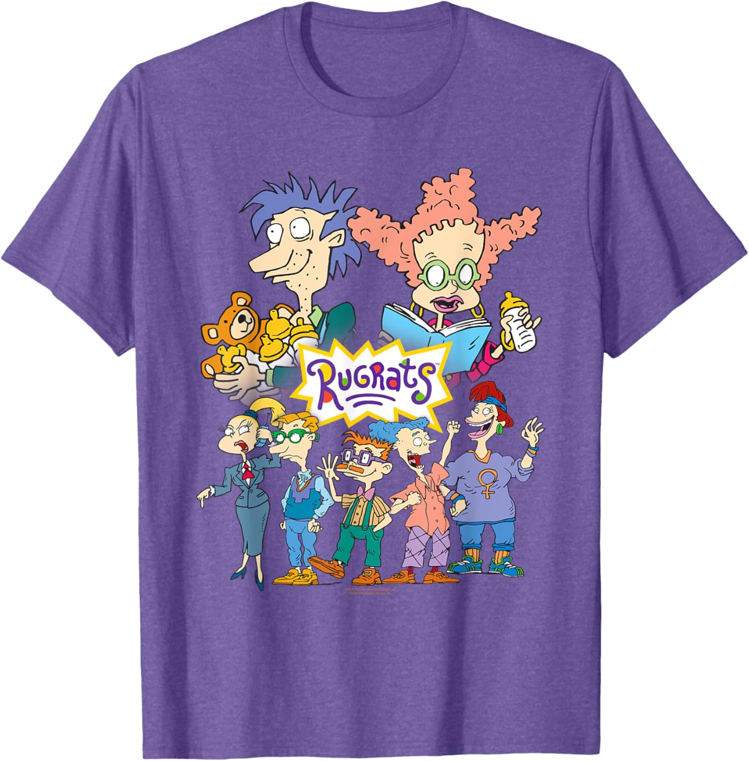 Rugrats Parents Portrait Retro Cartoon T-Shirt for Nostalgic Fans - 3