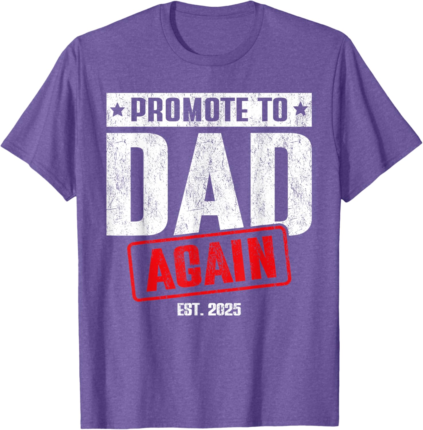 Vintage Retro Dad 2025 T-Shirt for Men - Perfect Gift for New Dads - 2