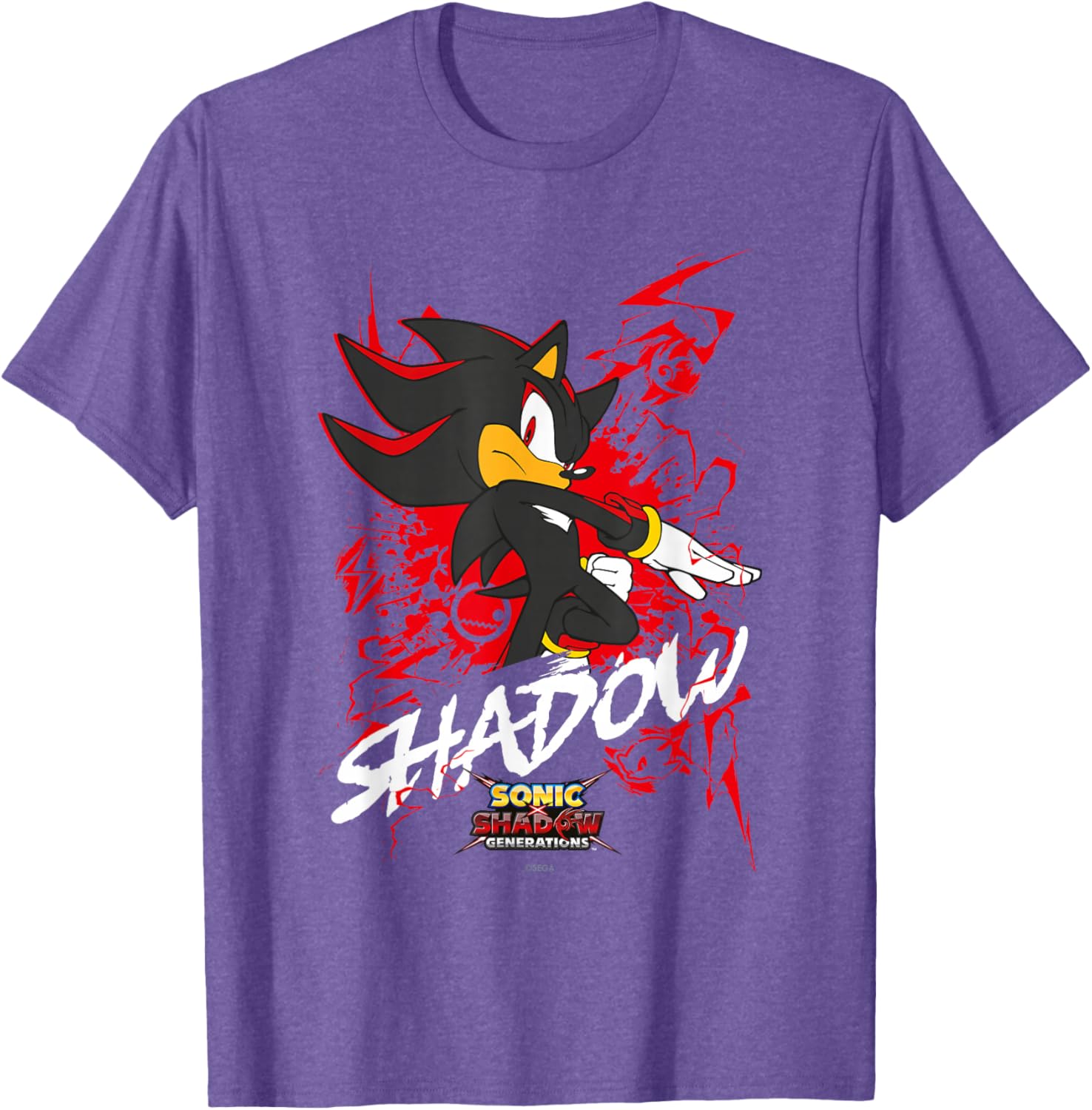 Sonic the Hedgehog Shadow T-Shirt for Fans of Sonic X and Generations - 10