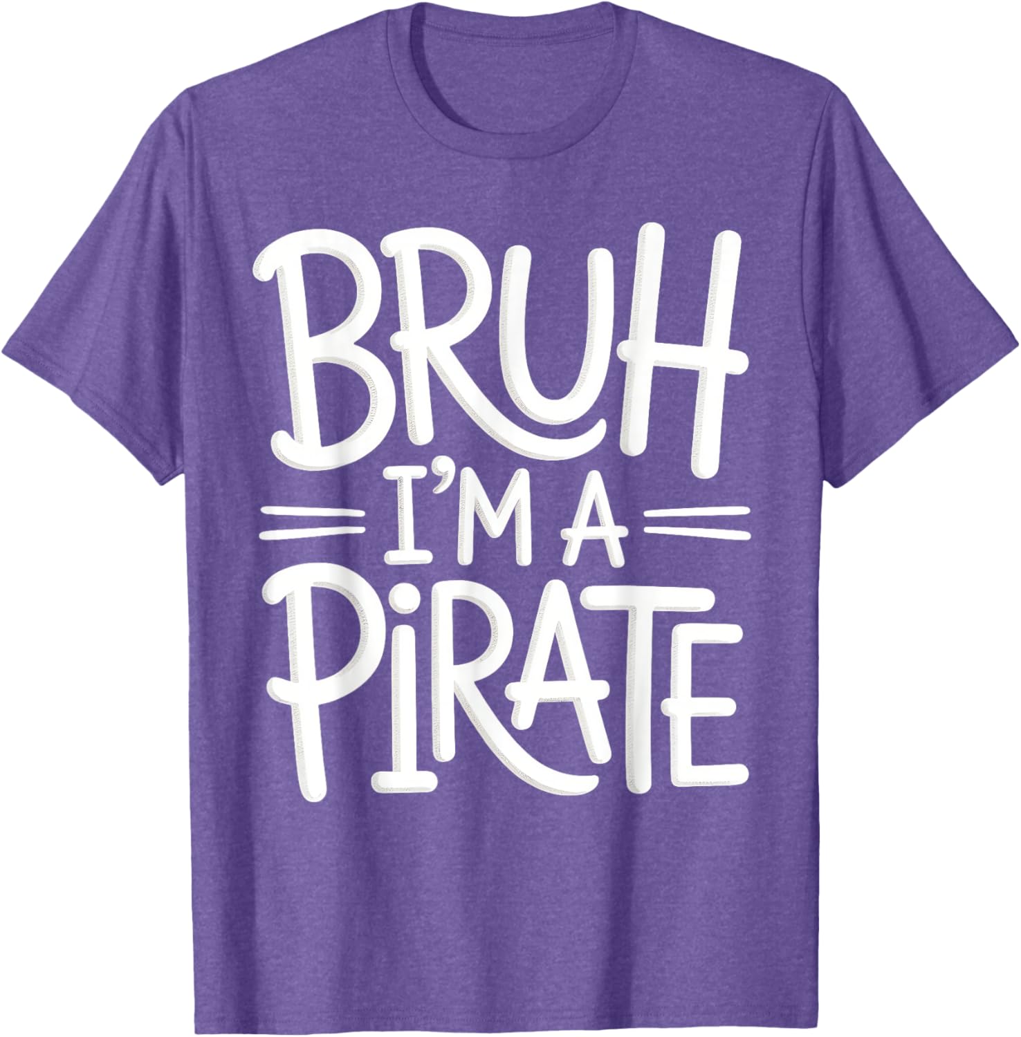 Bruh Pirate Lazy Halloween Costume Kids T-Shirt for Fun Dress-Up - 2