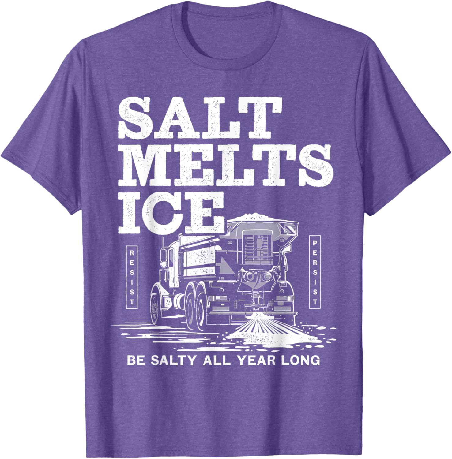 Salt Truck Resist Protest Graphic T-Shirt for Bold Statement Style - 5