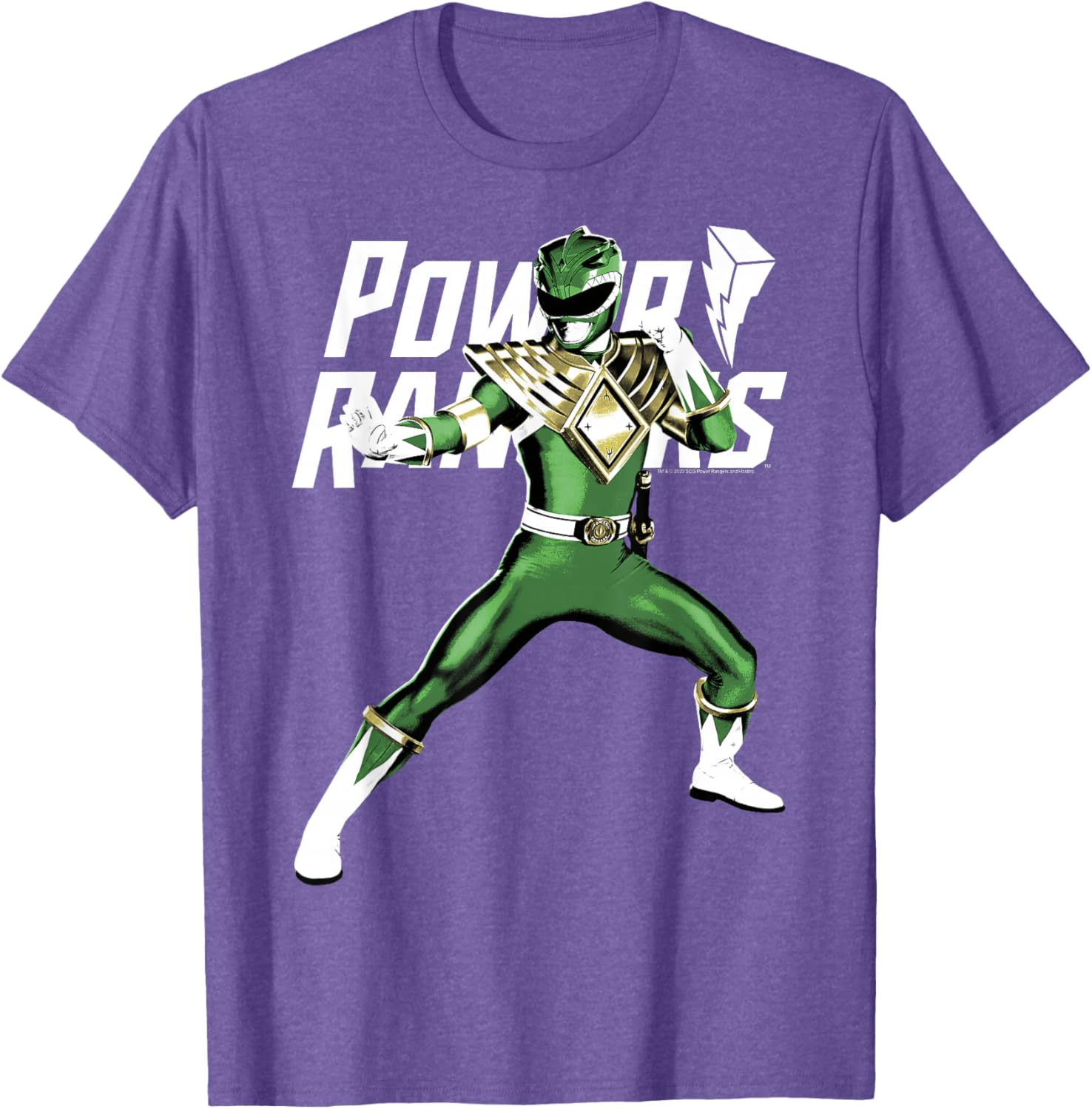 Power Rangers Green Ranger Karate Action Pose T-Shirt for Fans - 12