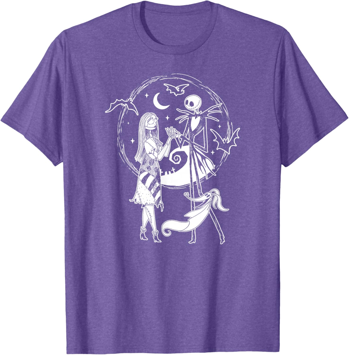 Jack Skellington Sally Zero T-Shirt for Nightmare Before Christmas Fans - 3