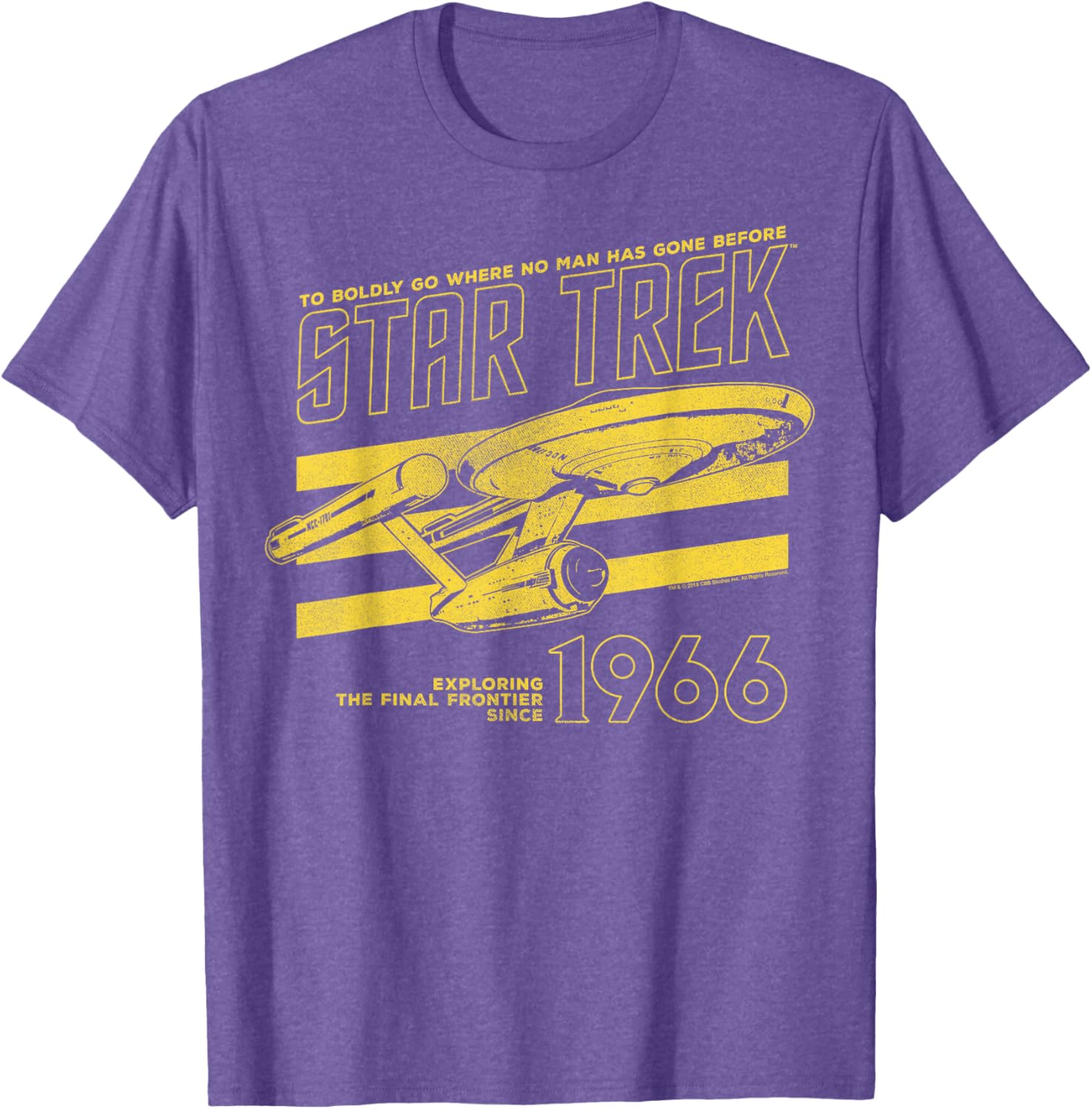 Star Trek Original Series Enterprise 66 Collegiate T-Shirt for Fans - 4
