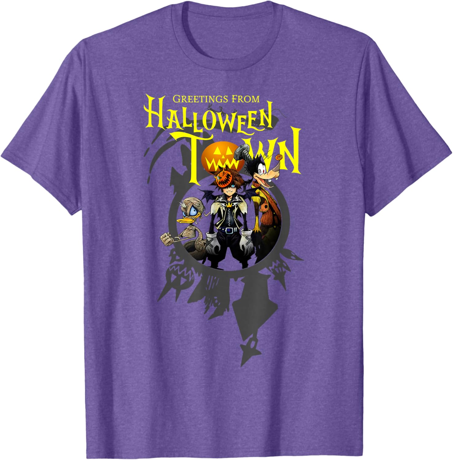 Disney Kingdom Hearts Halloween Town T-Shirt Perfect for Fans and Collectors - 2