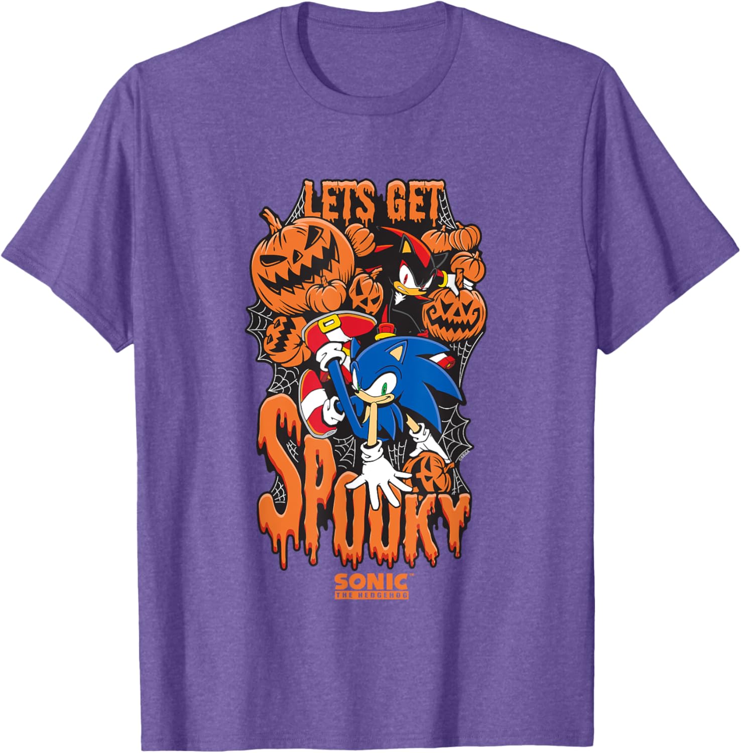 Sonic The Hedgehog Halloween Spooky T-Shirt for Fans of Sonic & Shadow - 15