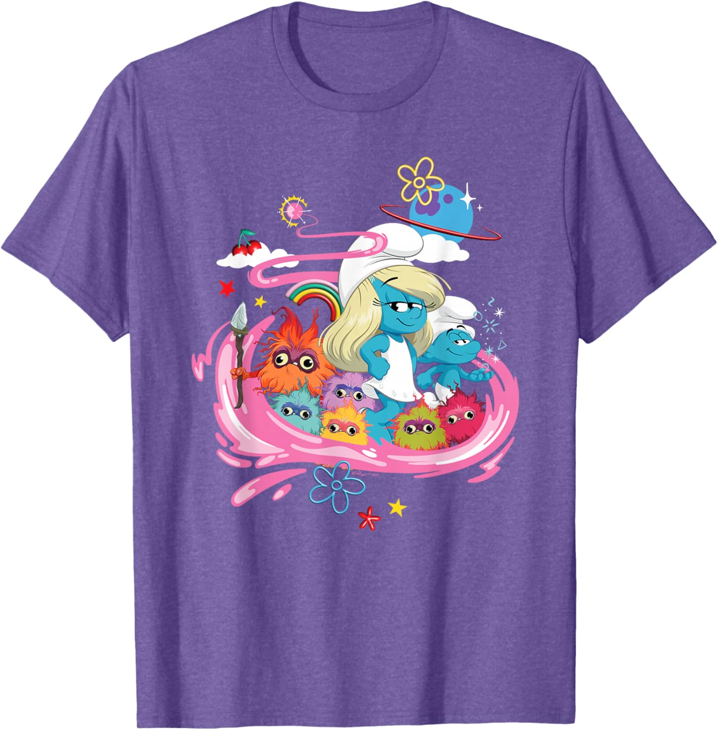 Smurfs Movie Smurfette No Name Mama Poot T-Shirt for Fun Loving Fans - 10