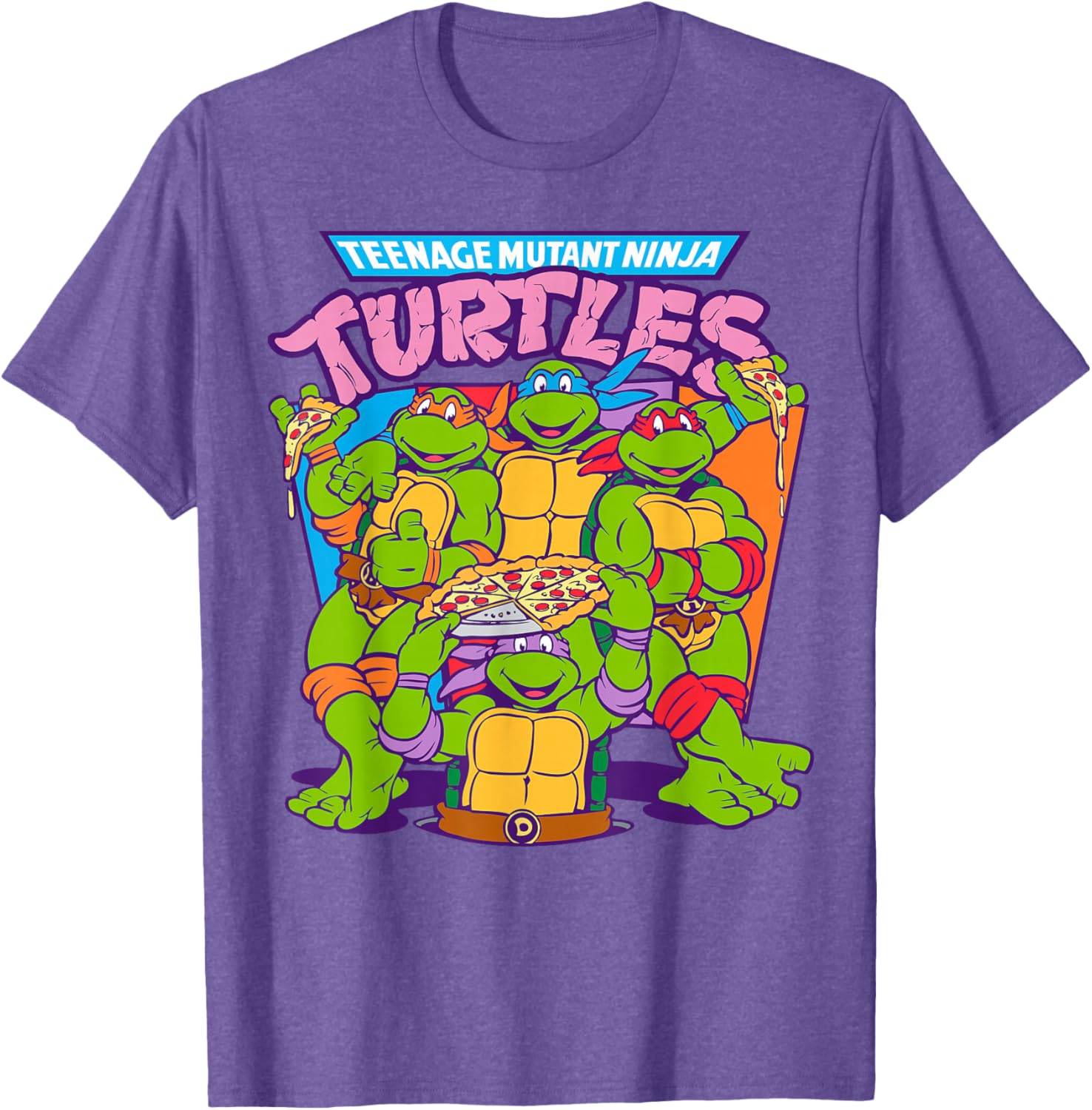 Teenage Mutant Ninja Turtles Pizza and Smiles T-Shirt for Kids - 8