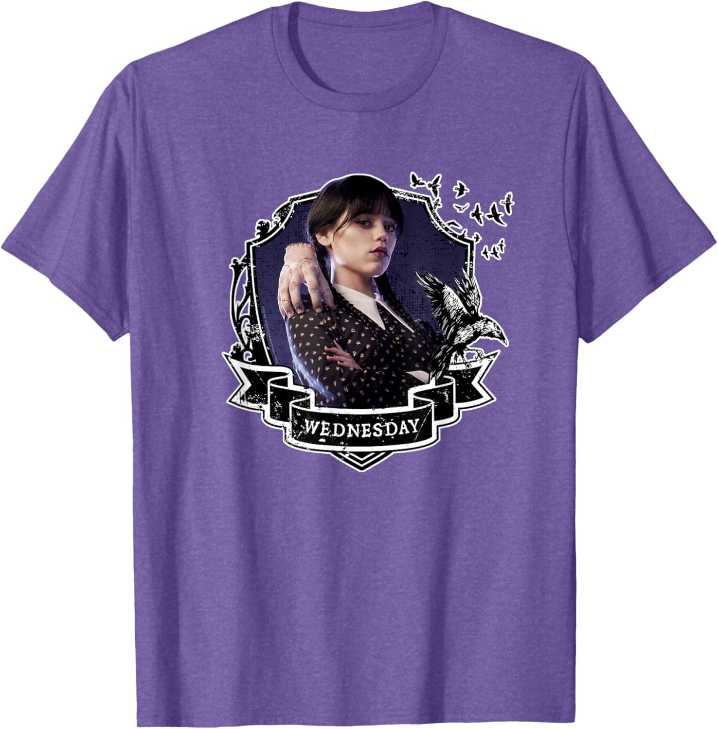 Wednesday Nevermore Graphic T-Shirt for Fans of Iconic Wednesday Style - 12